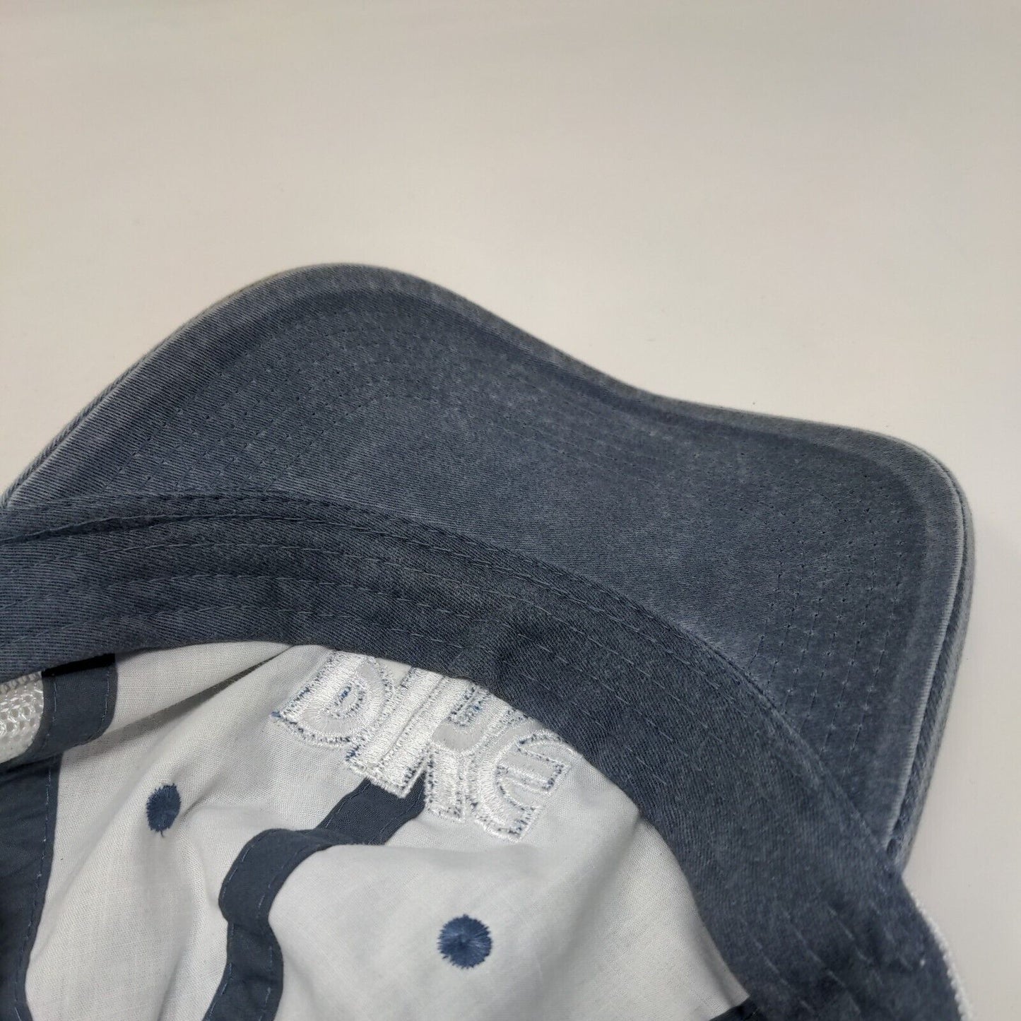 Pike Strapback Mesh Back Trucker Hat Blue Extreme Fit Colorblock Ahead