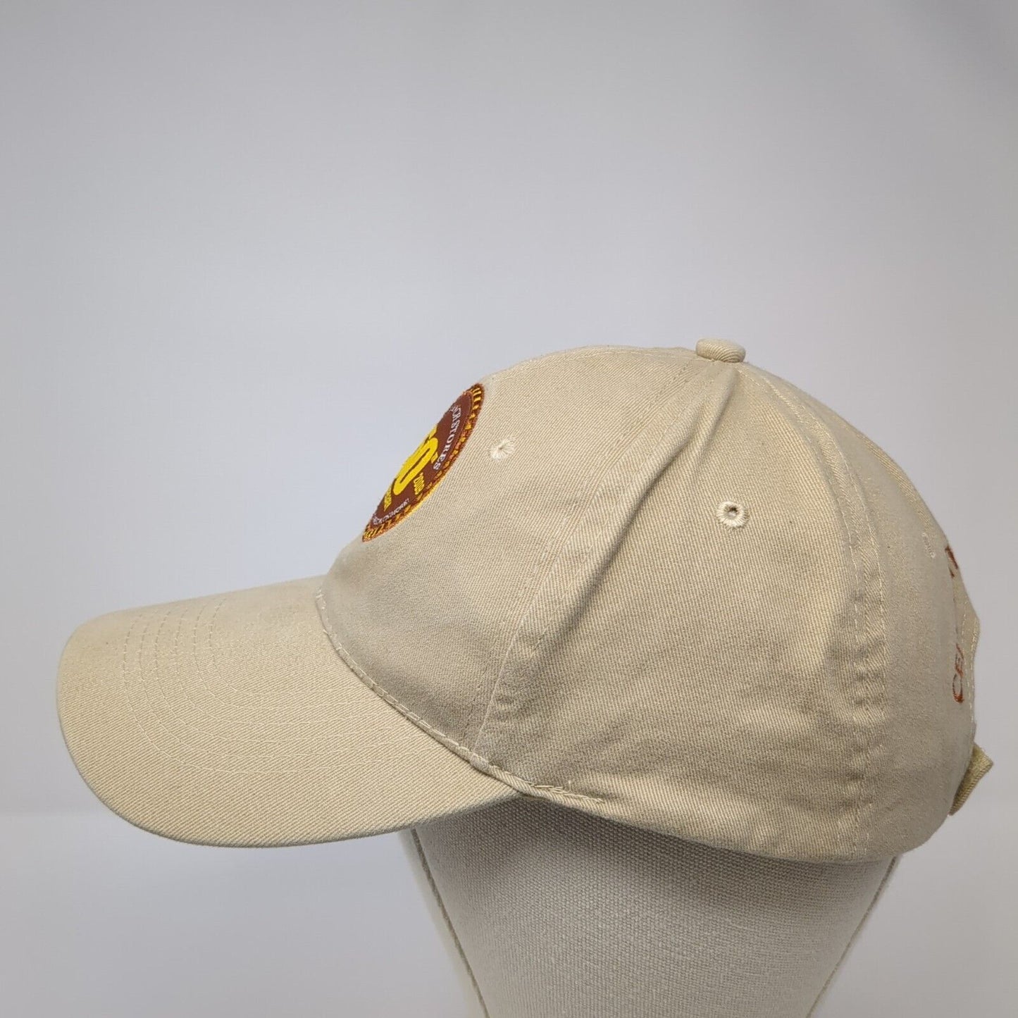 CAL Ranch Stores 50th Anniversary Georgia Boot Slideback Hat Tan OS Adjustable