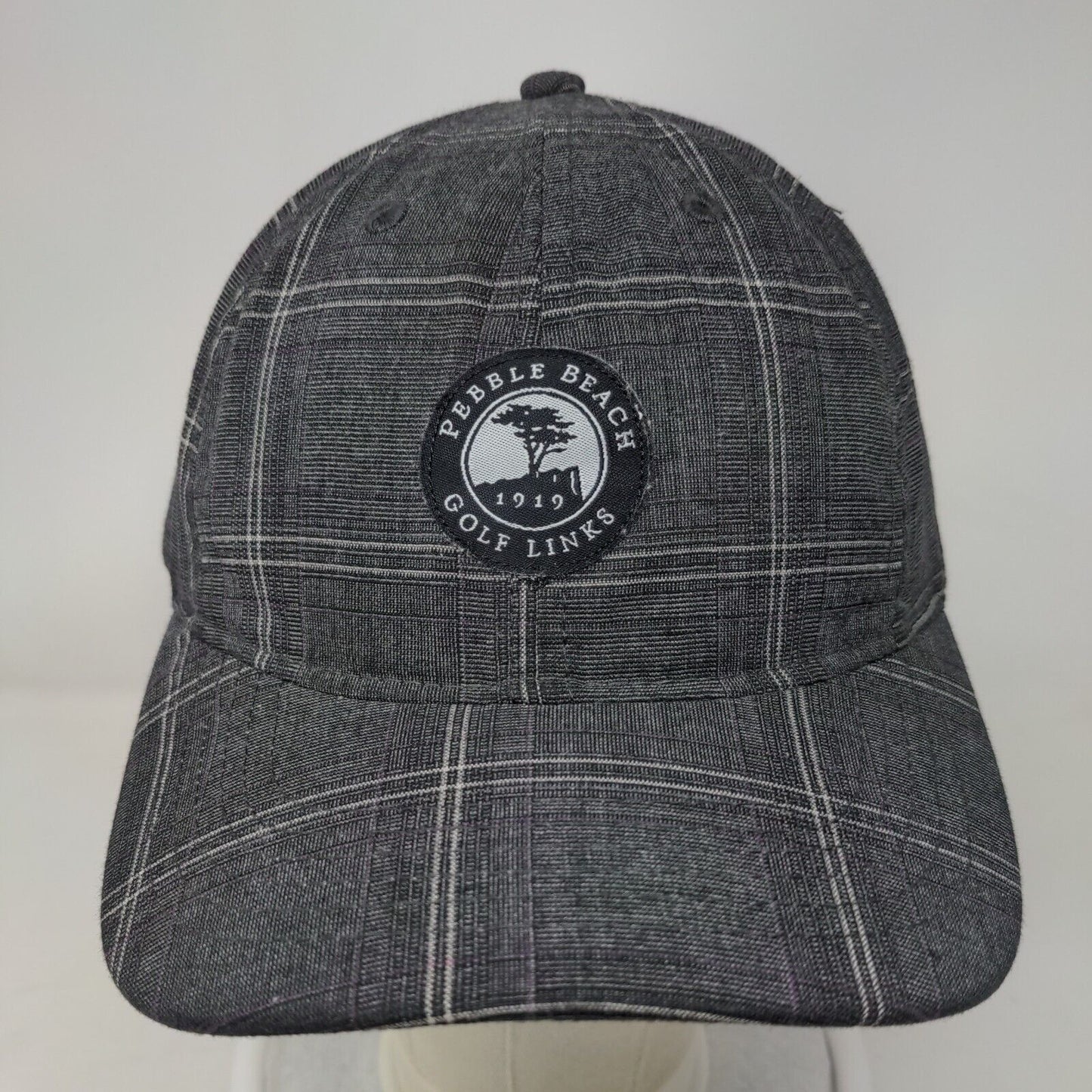 Pebble Beach Golf Links 1919 Slideback Hat Gray One Size Adjustable Legendary