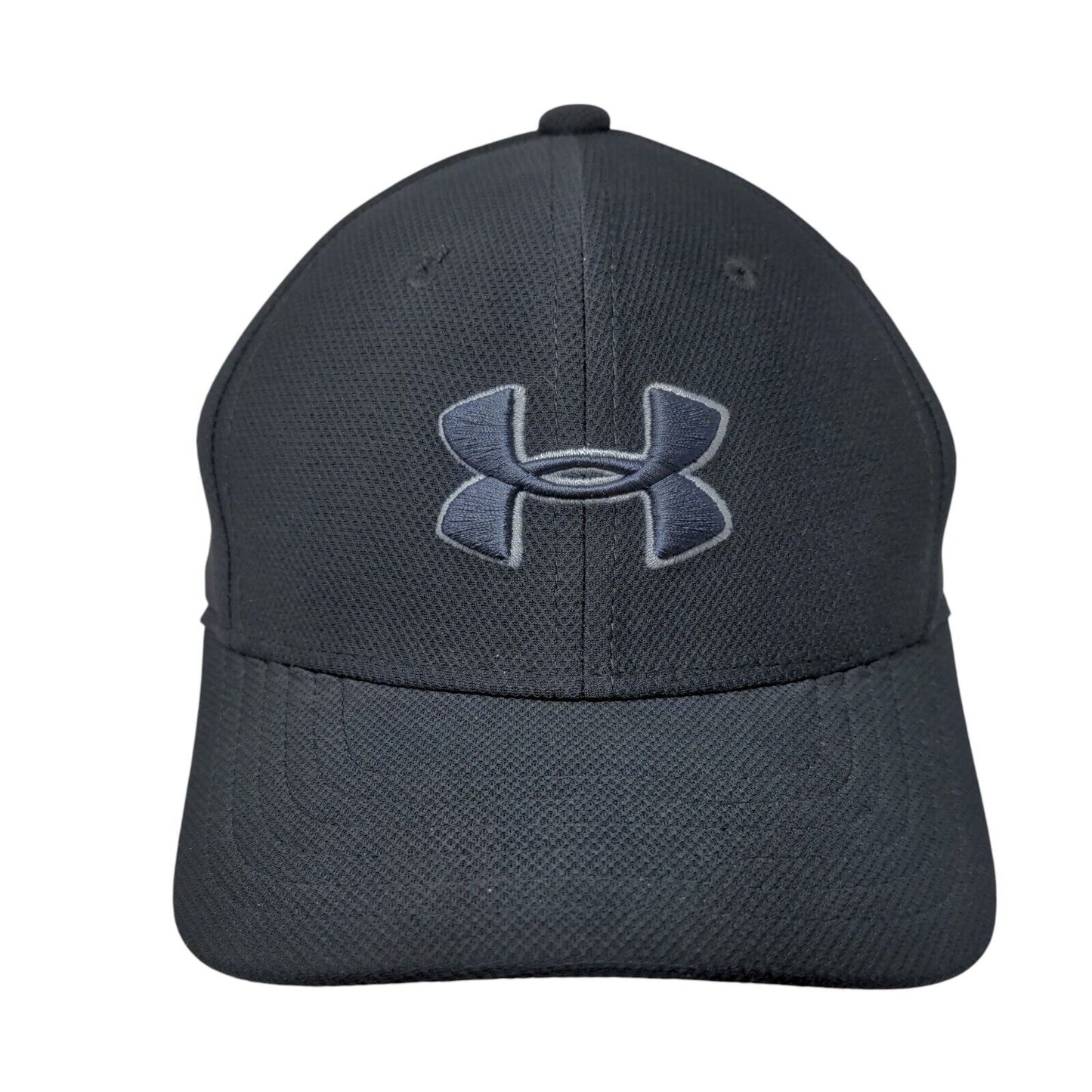Under Armour Fitted Hat Black Youth XS/S Classic Fit Embroidered 6 Panel