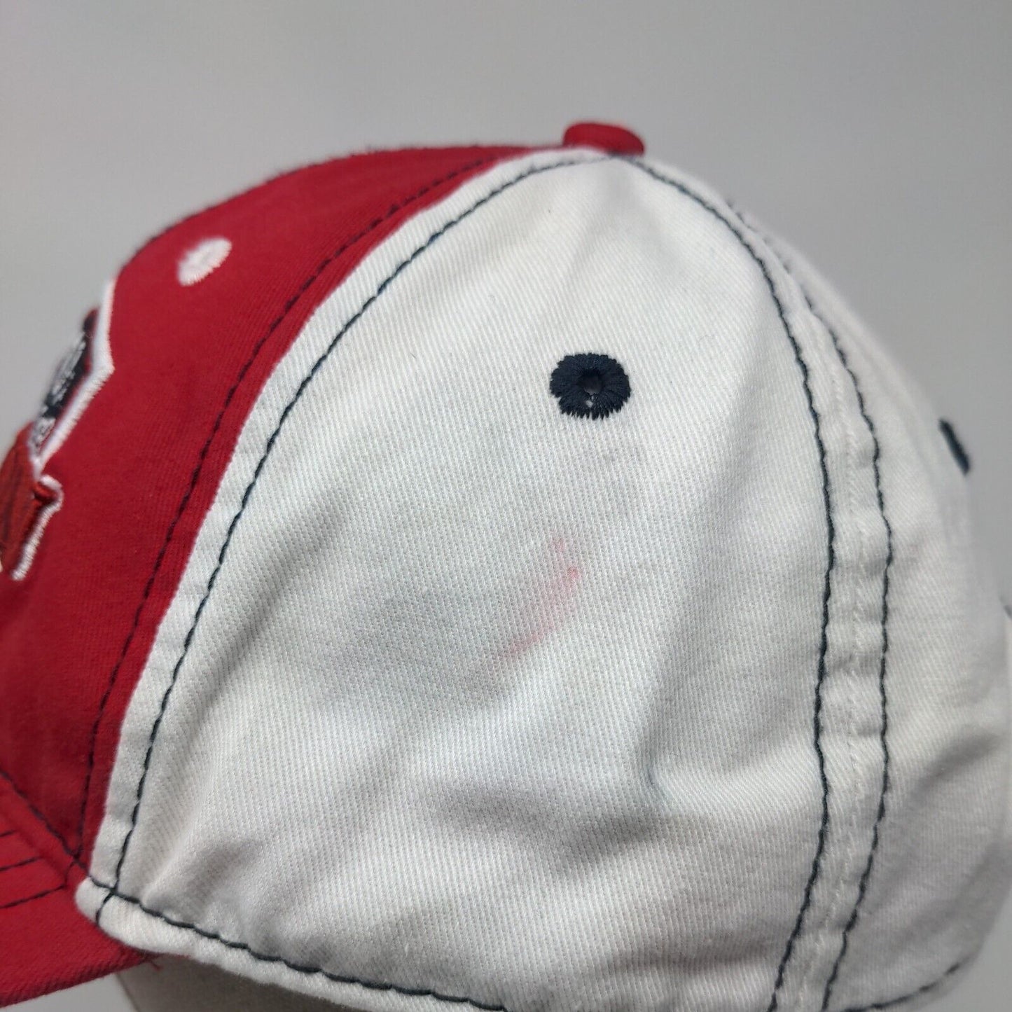 Bake Shelton Tour 2014 Snapback Hat Red OSFA Adjustable Distressed Cotton