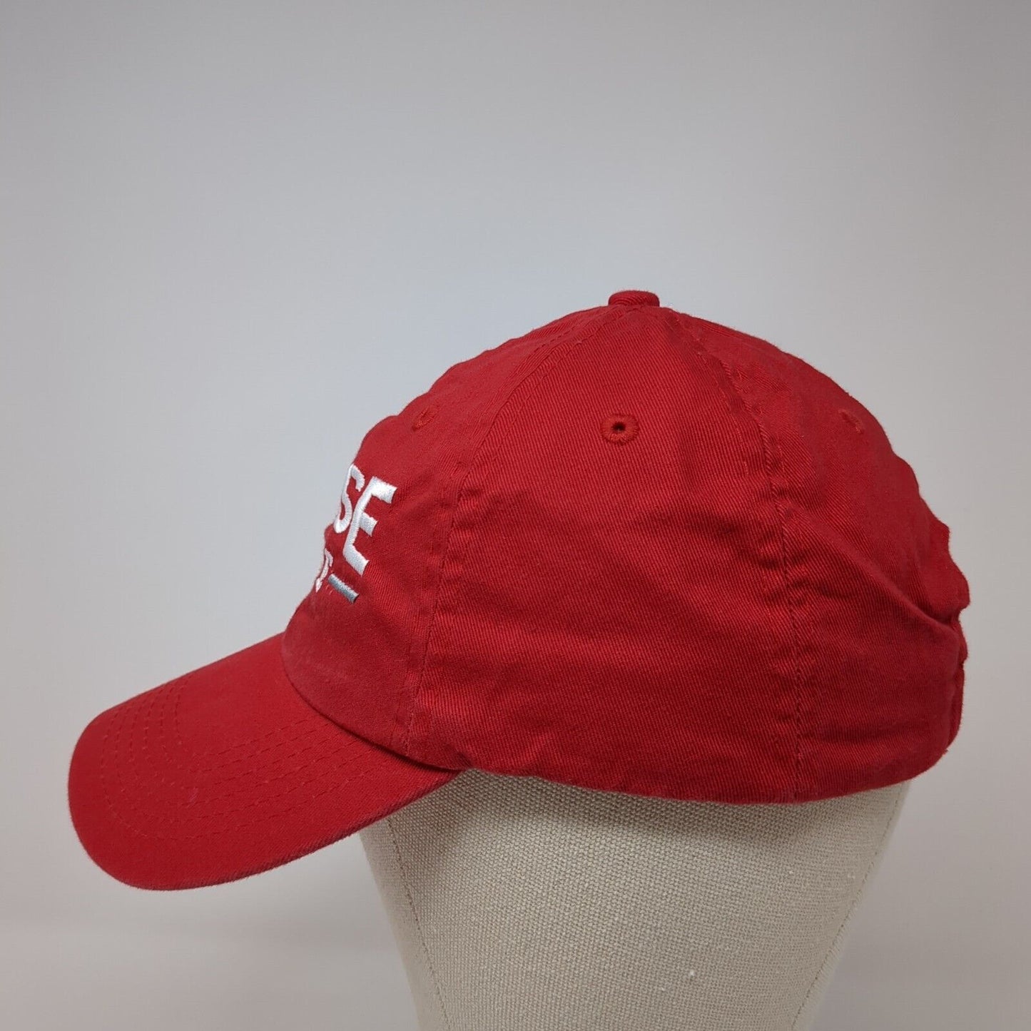 Boise Brave Slideback Hat Red One Size Adjustable Embroidered 6 Panel Cotton