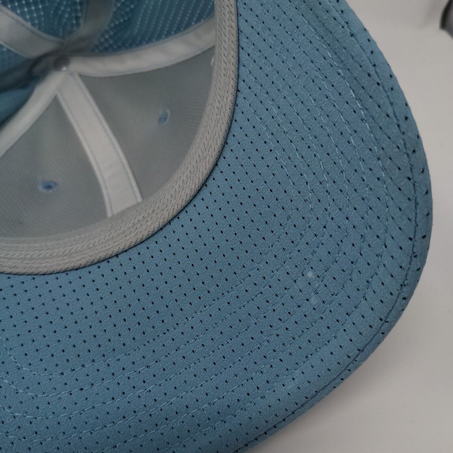 Arctic Cool Strapback Hat Blue OSFM Adjustable Solid 6 Panel Vent Holes