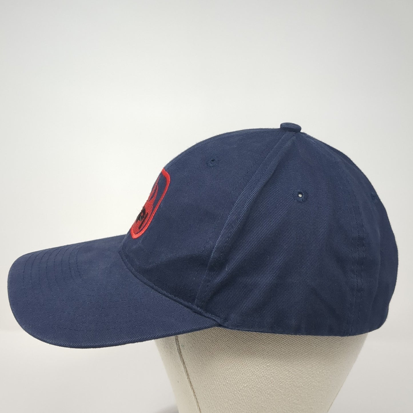 GPI Strapback Hat Blue One Size Adjustable Embroidered Logo Daystone