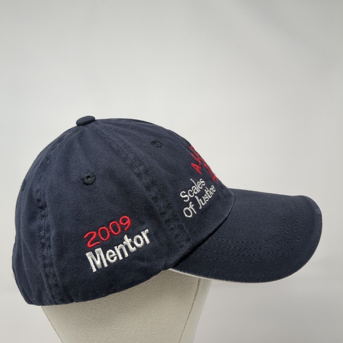 A.C.J.C.S. Scales of Justice Bass Tournament Strapback Hat Blue One Size