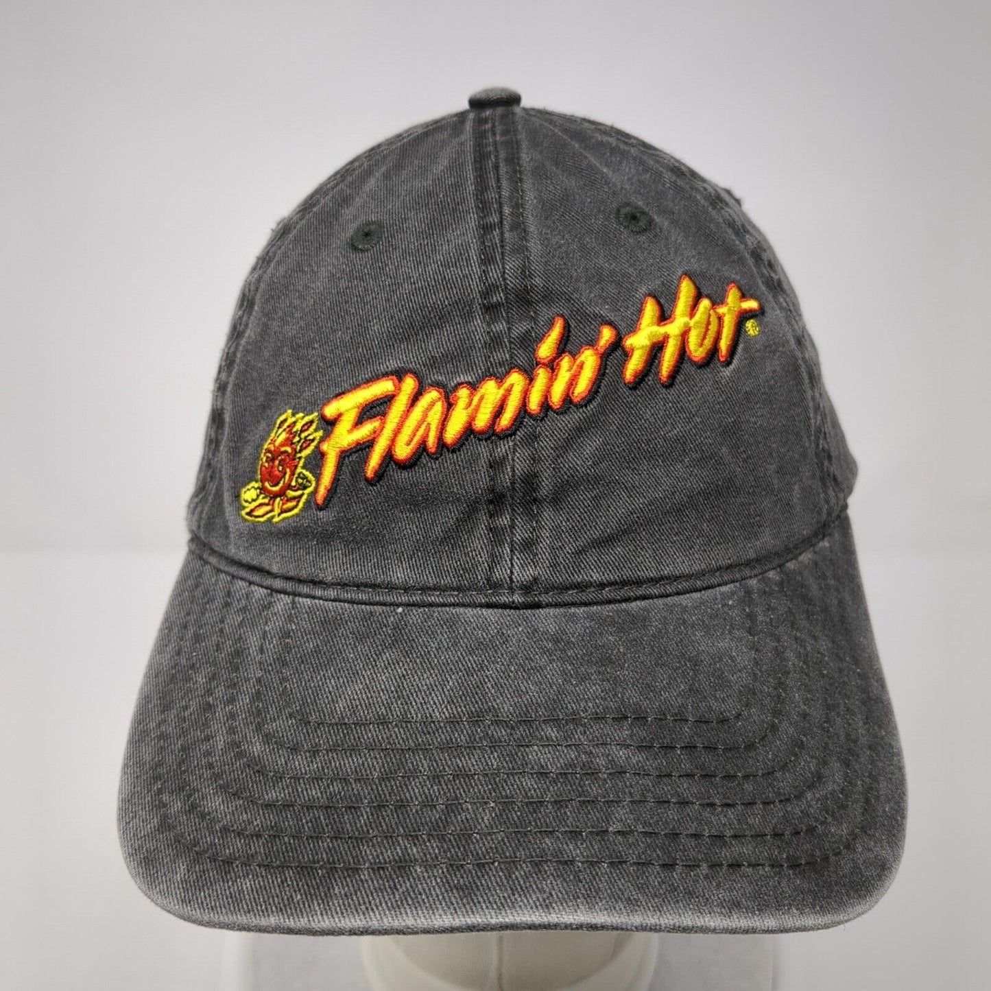 Flamin' Hot Cheetos Slideback Hat Gray One Size Adjustable Mad Engine