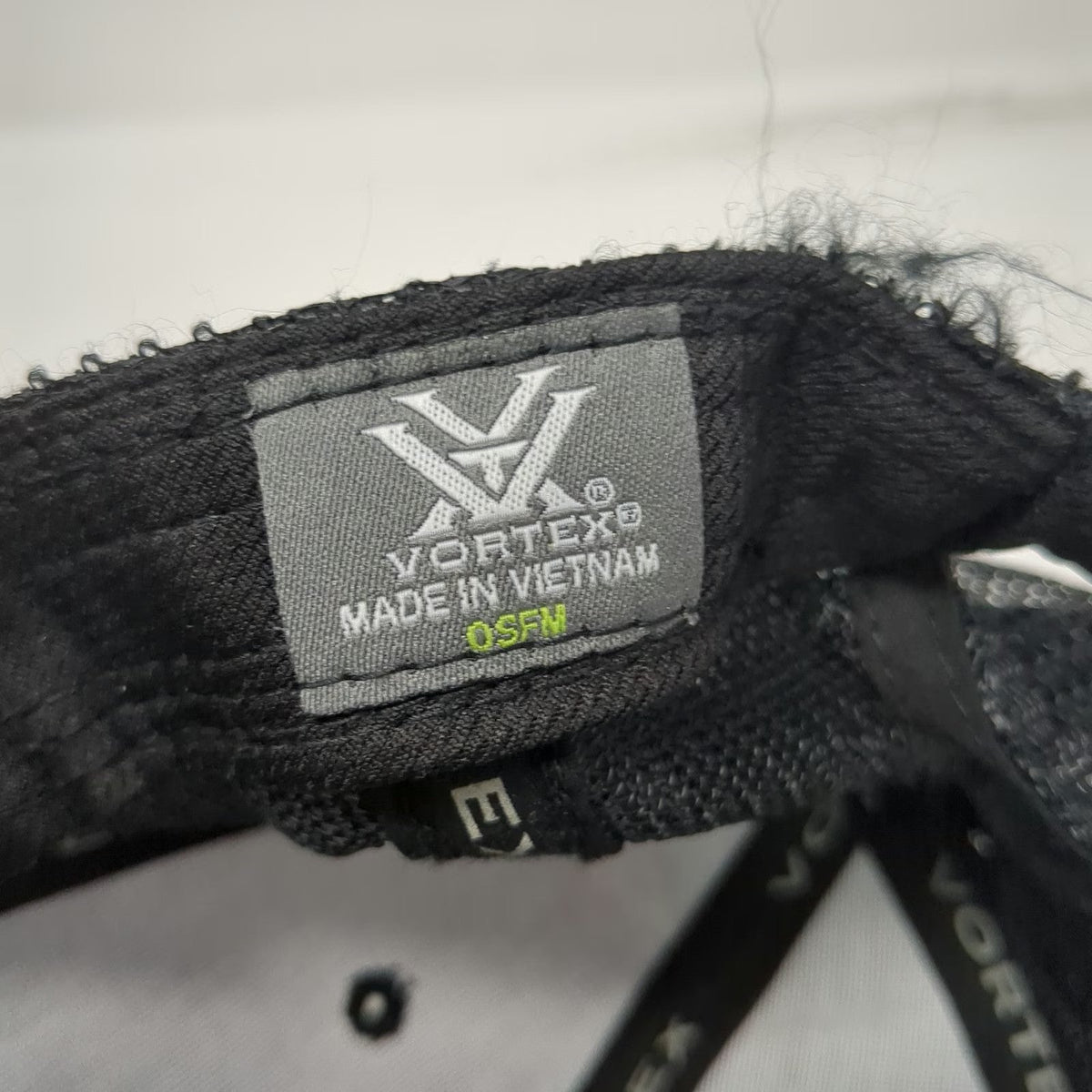 Vortex Trucker Hat Black One Size Mesh Back Snapback Logo Patch Optics Shooting