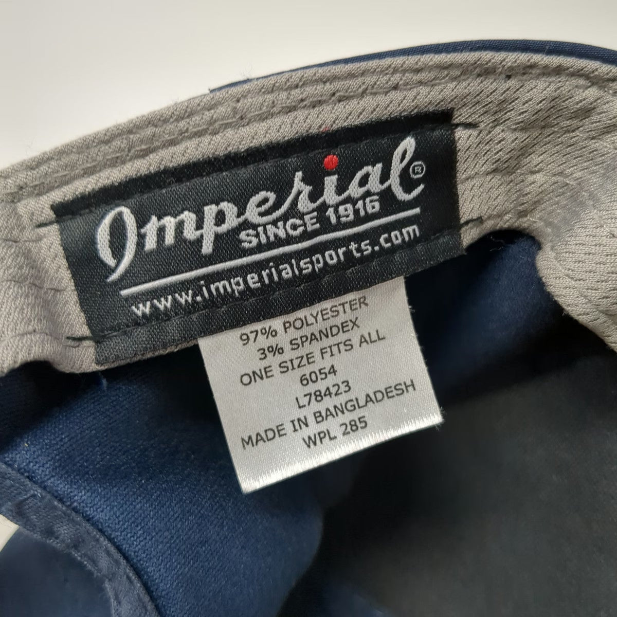 Imperial Baseball Cap Blue One Size Rope Sunset Beach Performance Polyester Hat