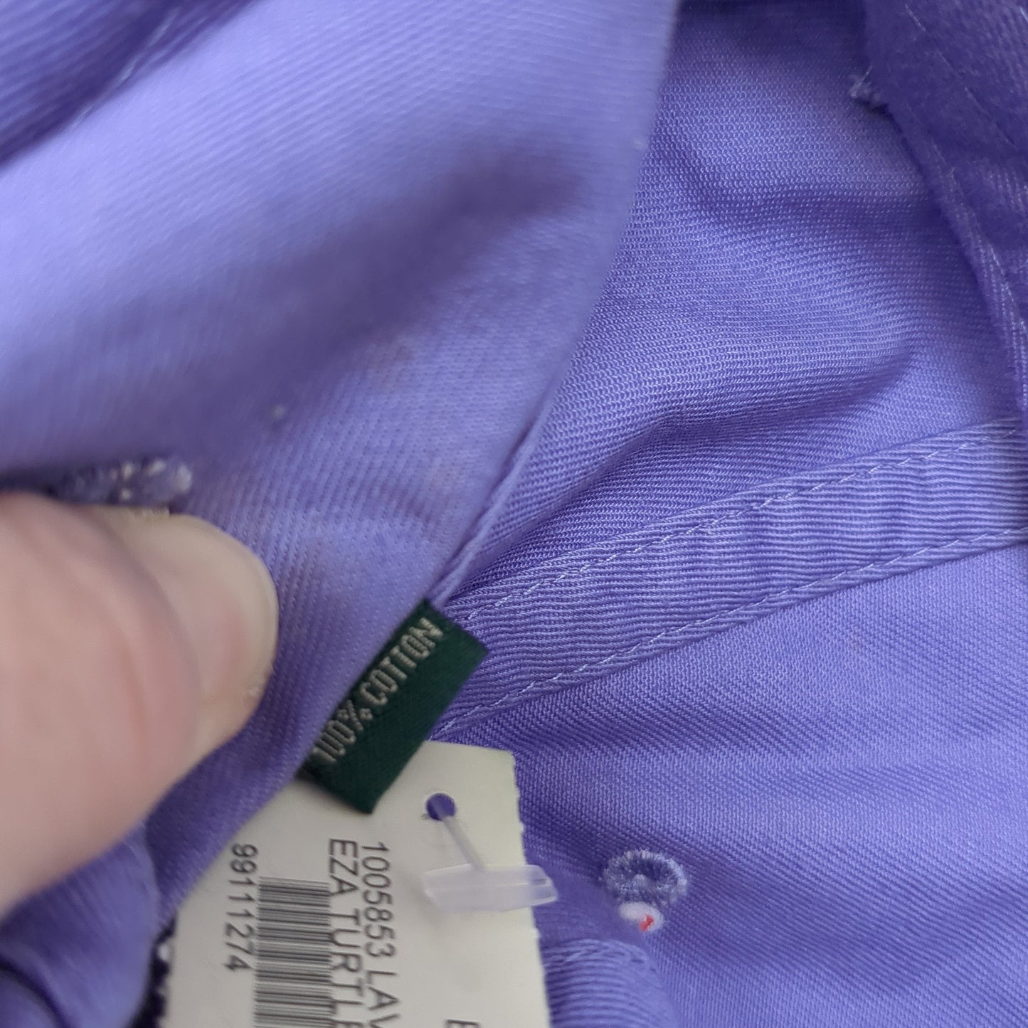 Edisto Beach Slideback Baseball Cap Purple OS Adjustable Relaxed Twill Legacy