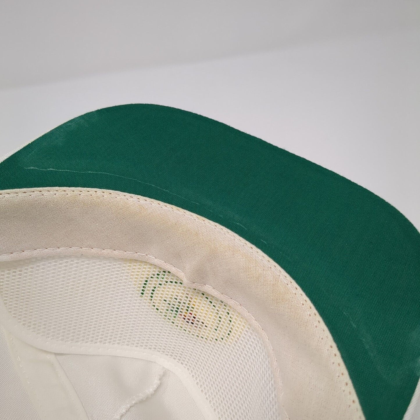 International Slideback Rope Hat White One Size Solid Leather Strap