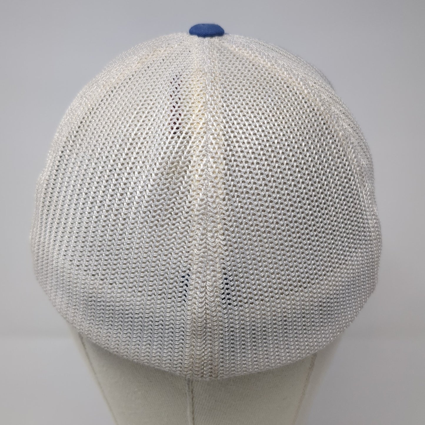 Farmore of Idaho Fitted Mesh Back Trucker Hat Blue Medium Port Authority