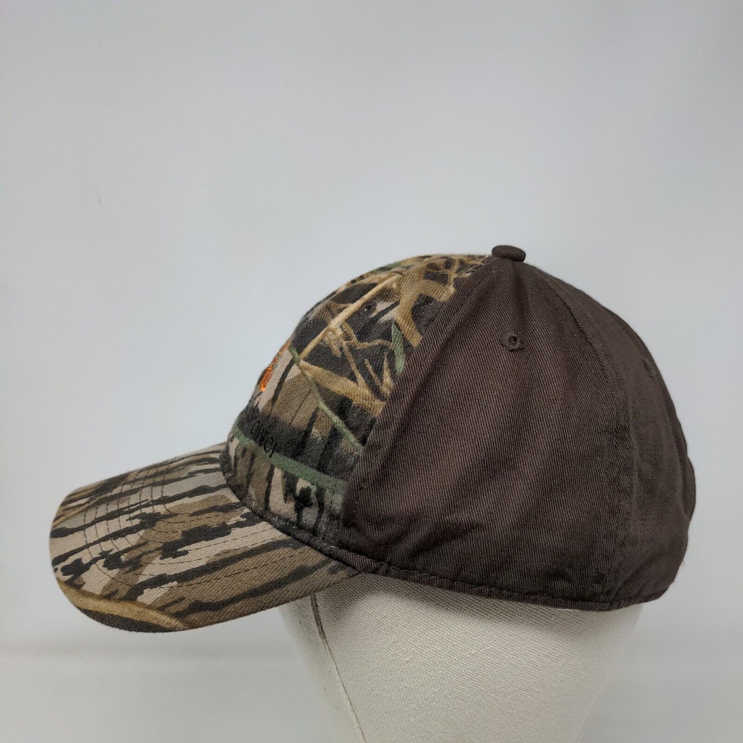 Automated Power Strapback Hat Camouflage One Size Embroidered 6 Panel
