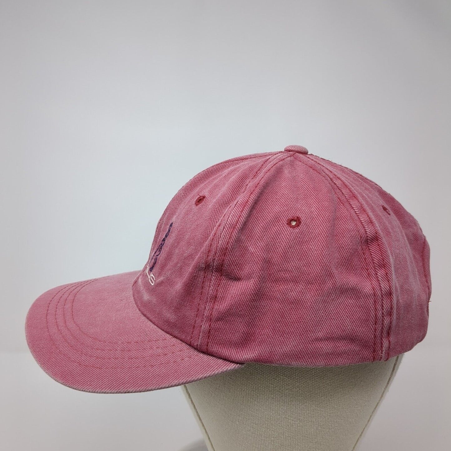 Nicklaus For Women Slideback Hat Red One Size Adjustable Embroidered 6 Panel