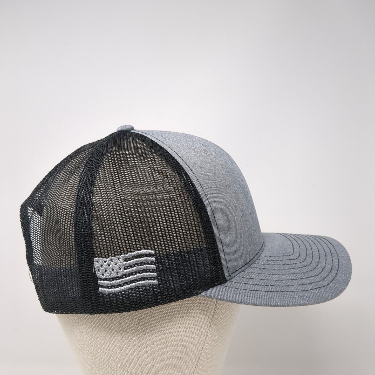 43rd Exposure Valor Trailers Snapback Trucker Hat Gray One Size Mesh Back