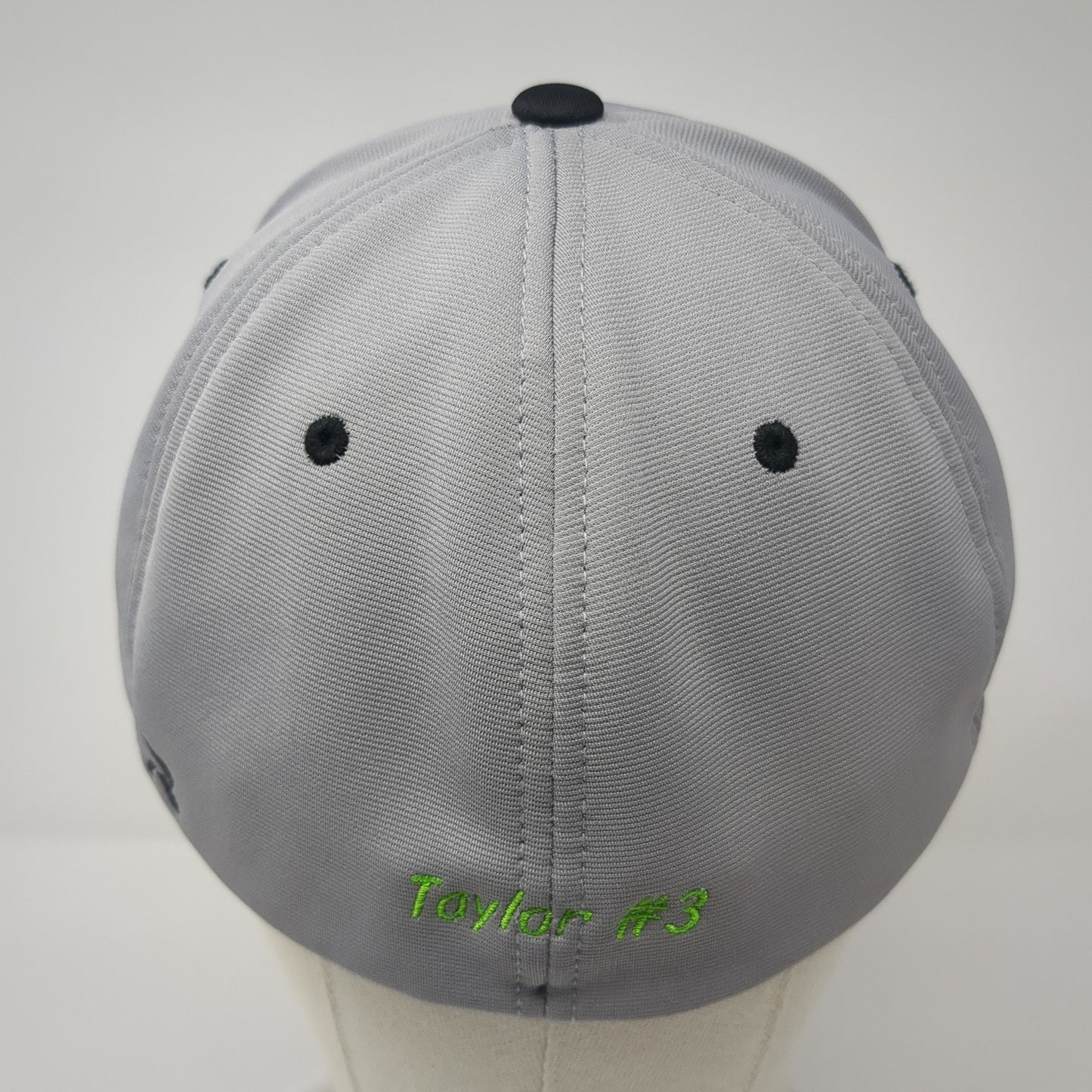 Taylor #3 Fitted Baseball Cap Gray One Size Lightweight Pulse Richardson