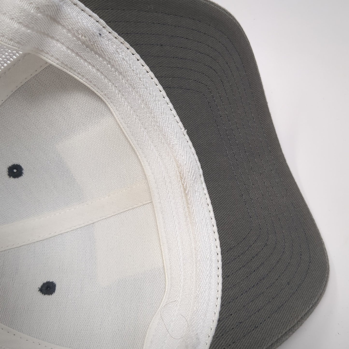 Columbia PFG Fish Flag Fitted Trucker Hat Gray One Size Mesh Back Patriotic