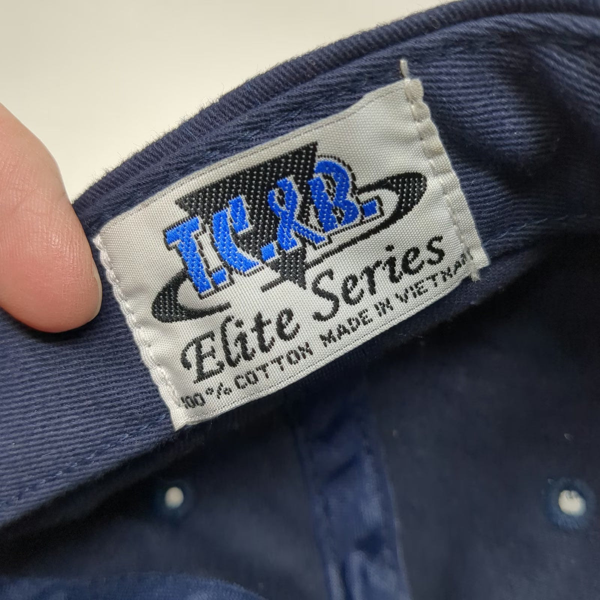 TCKB Morton Buildings Baseball Cap Blue One Size Cotton Strapback Logo Hat