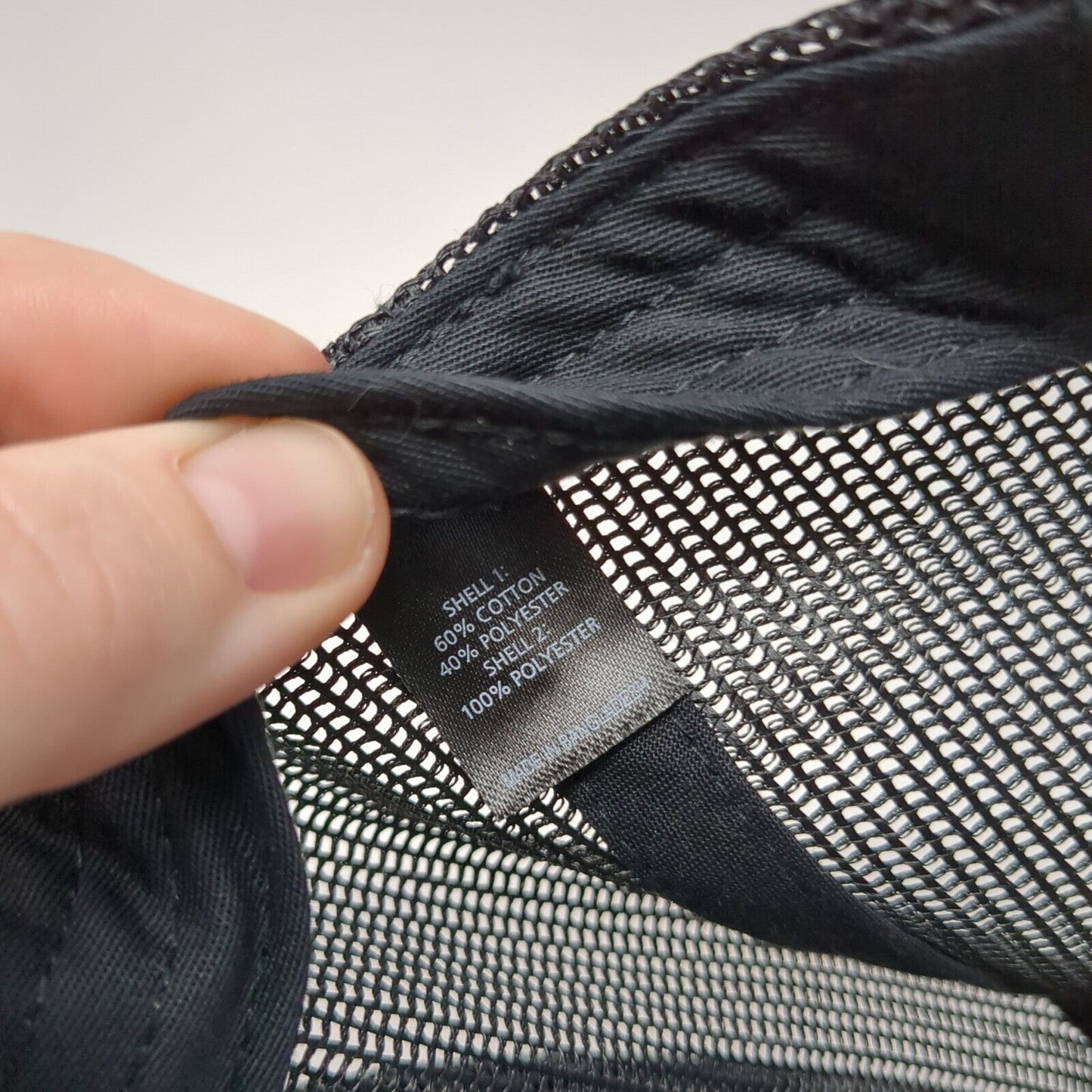 Healthwise Snapback Mesh Back Trucker Hat Black One Size Embroidered