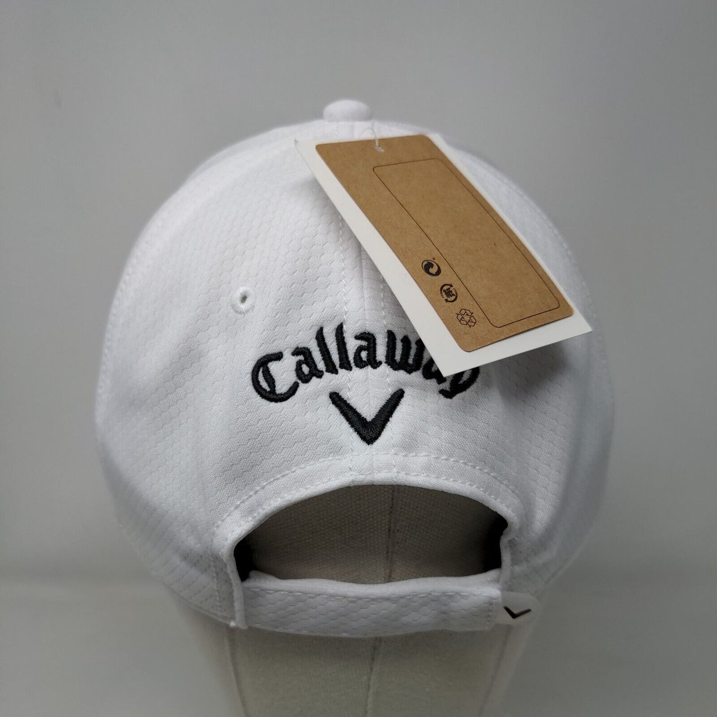 Amerisource Bergen MWI Animal Health Strapback Hat White OS W/Tags Callaway