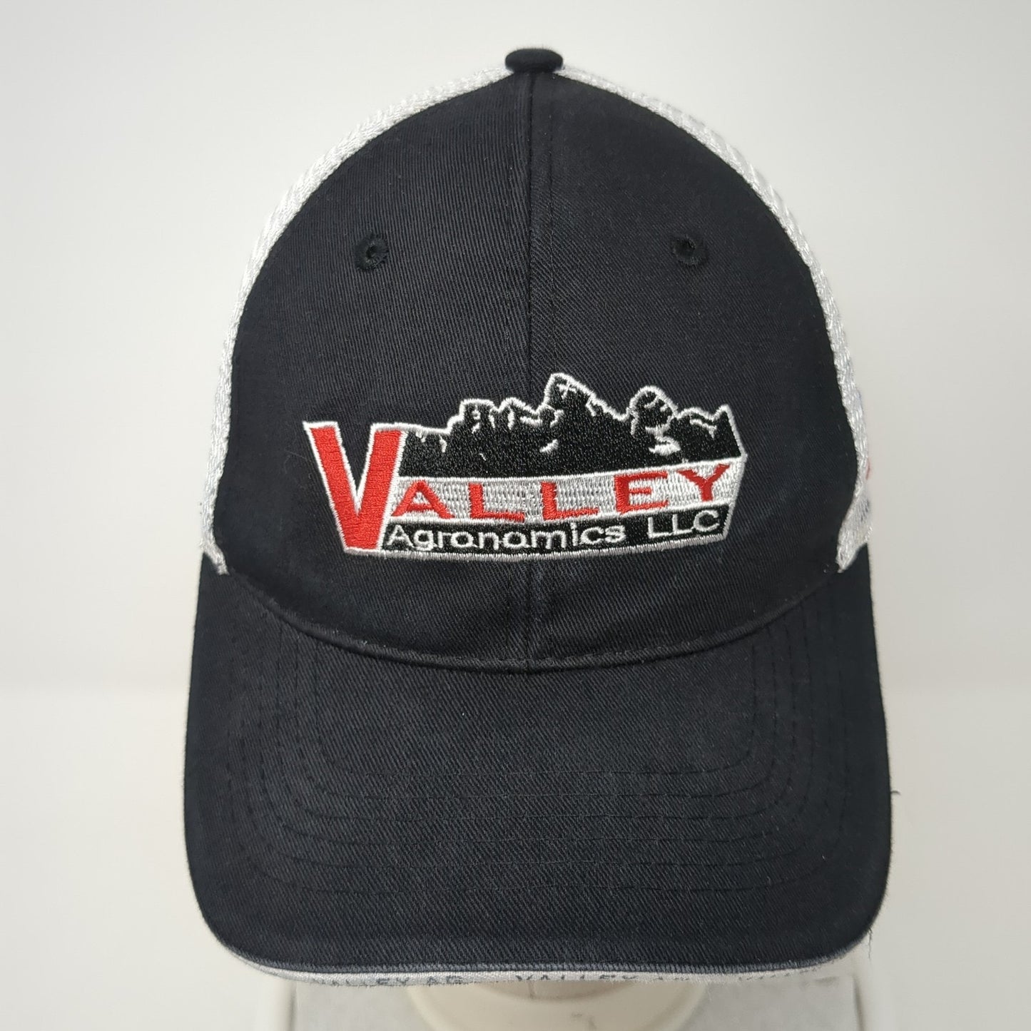 Valley Agronomics LLC Strapback Trucker Hat Black One Size Mesh Back