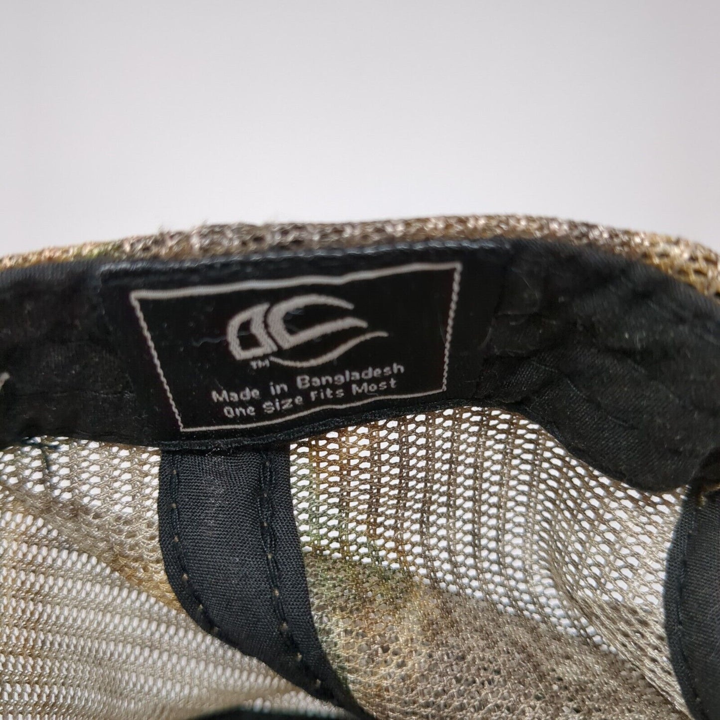 American Metals Snapback Trucker Hat Camouflage One Size Mesh Back Outdoor Cap