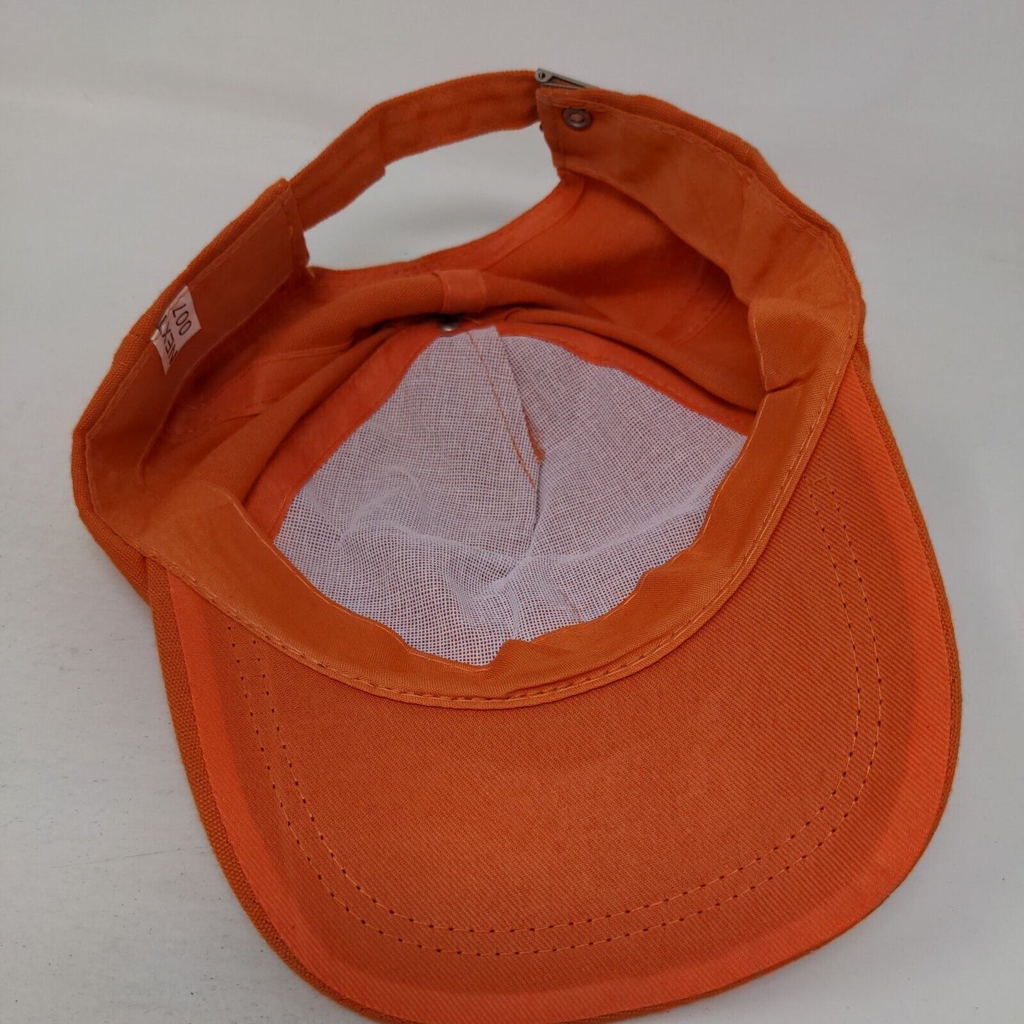 TABI Slideback Hat Orange One Size Adjustable Graphic Print 6 Panel