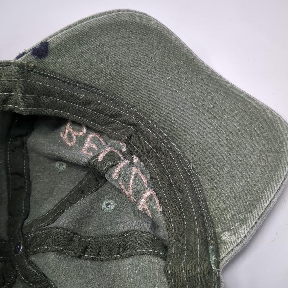 Belize Central America Hat Green Baseball Cap One Size Slideback Adjustable