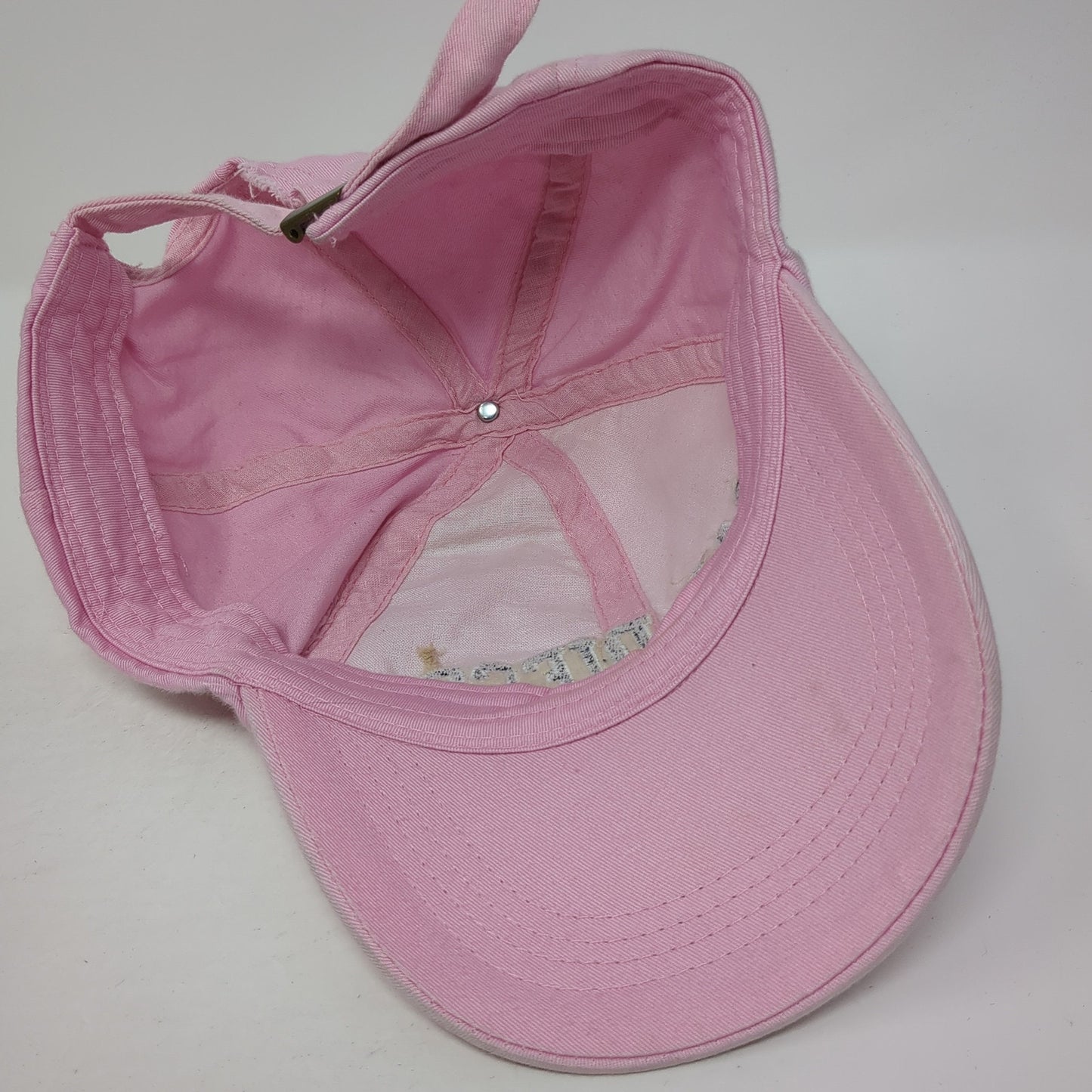San Diego Slideback Baseball Cap Pink One Size Adjustable Embroidered 6 Panel