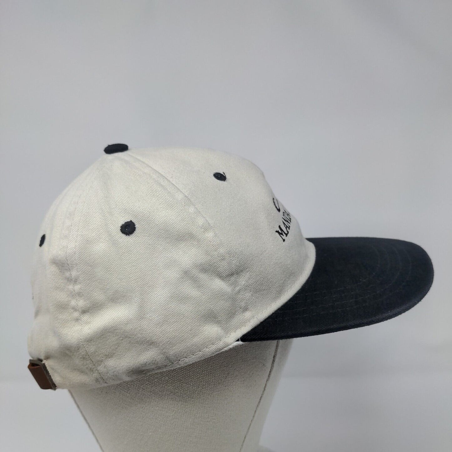 Mandalay Bay Las Vegas Slideback Hat Tan OSFA Adjustable Embroidered 6 Panel