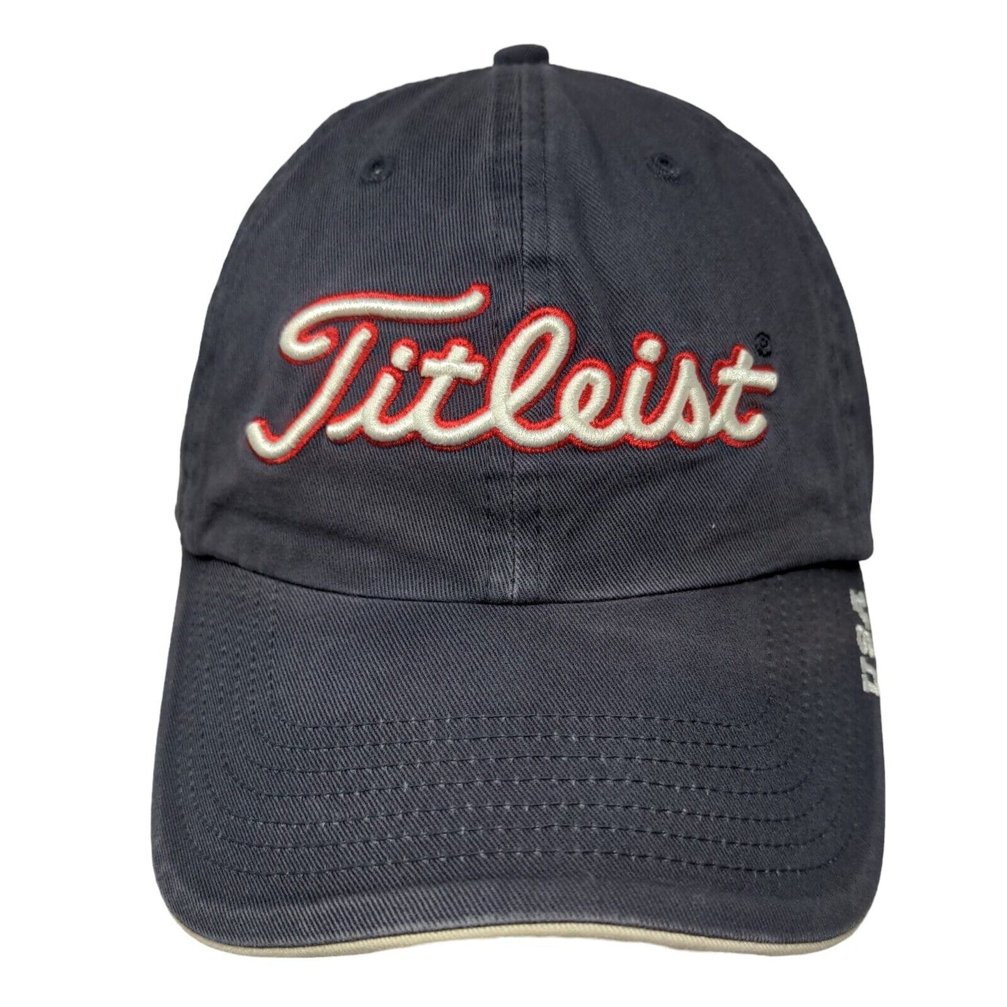 Titleist USA Slideback Hat Blue OSFA Embroidered Adjustable 6 Panel