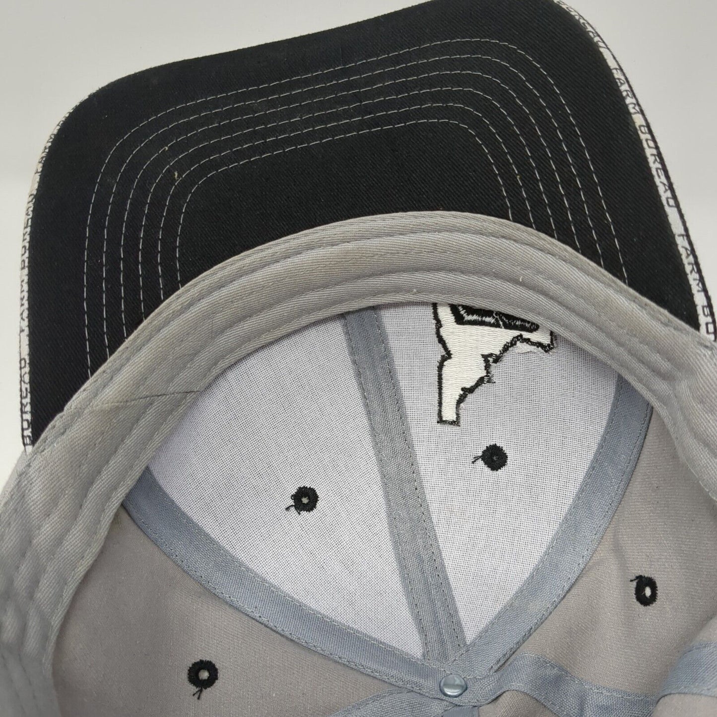 Idaho Farm Bureau Ins Strapback Hat Gray One Size Embroidered 6 Panel