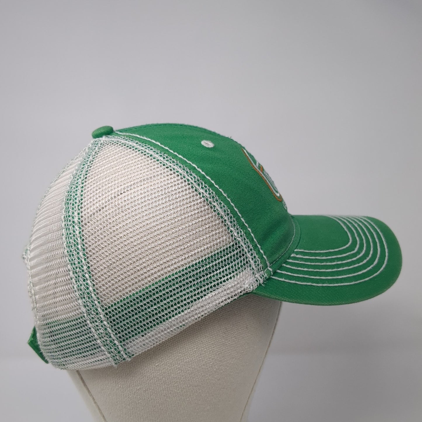 Be An Outsider Strapback Trucker Hat Green One Size Mesh Back Paramount