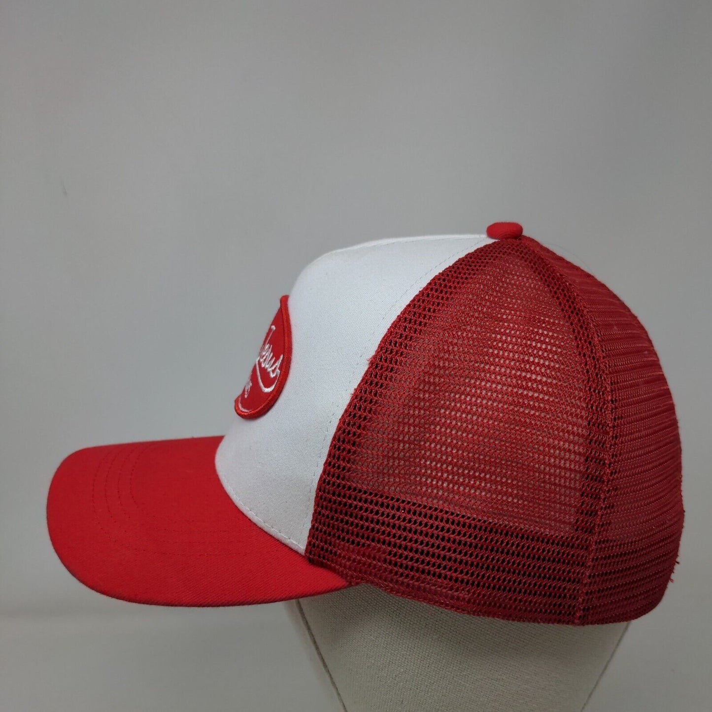 Papa Jesus Farms Snapback Trucker Hat Red One Size Adjustable Mesh Back Pheno