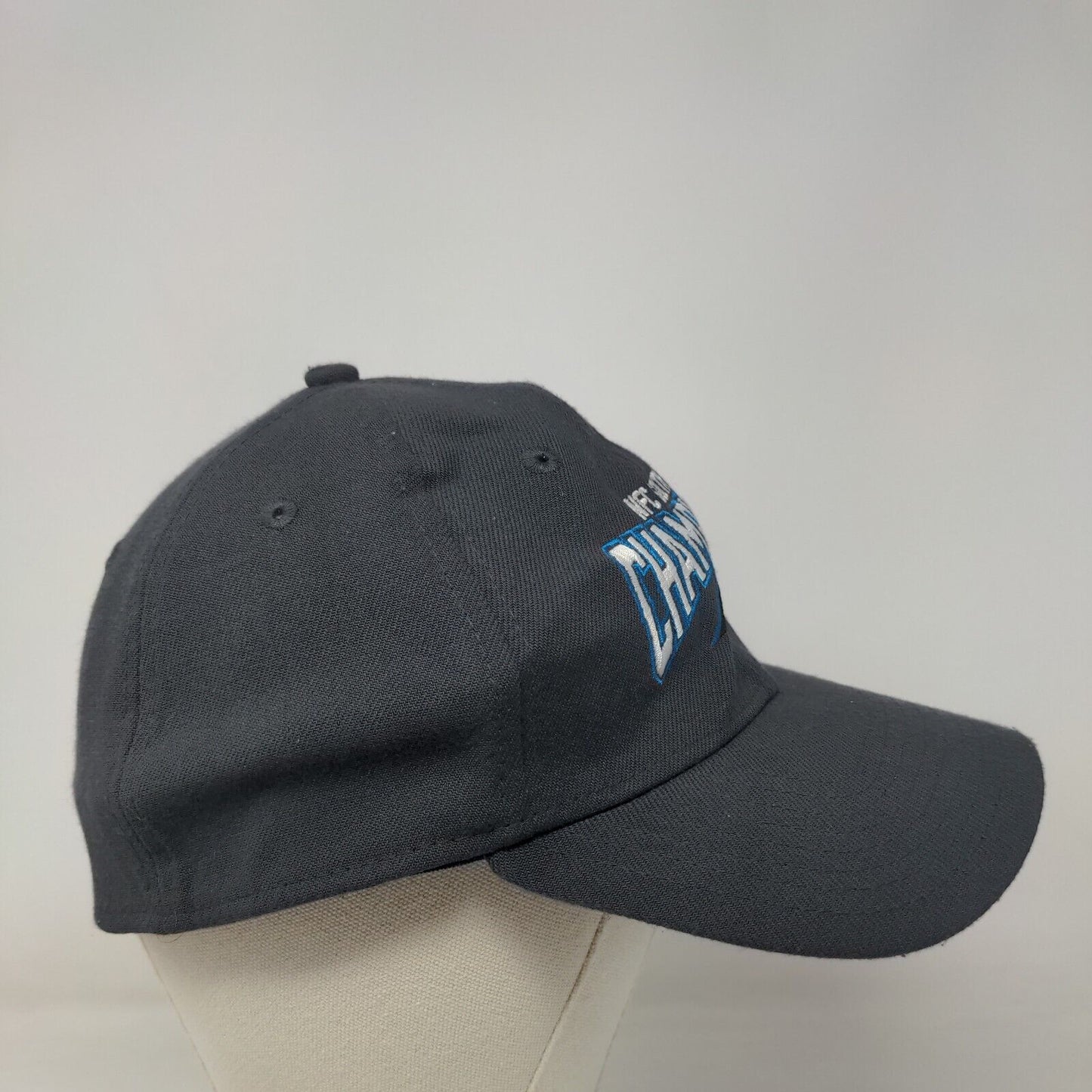 New Era Men's Fitted Hat Gray M-L Embroidered Carolina Panthers NFC South Champs
