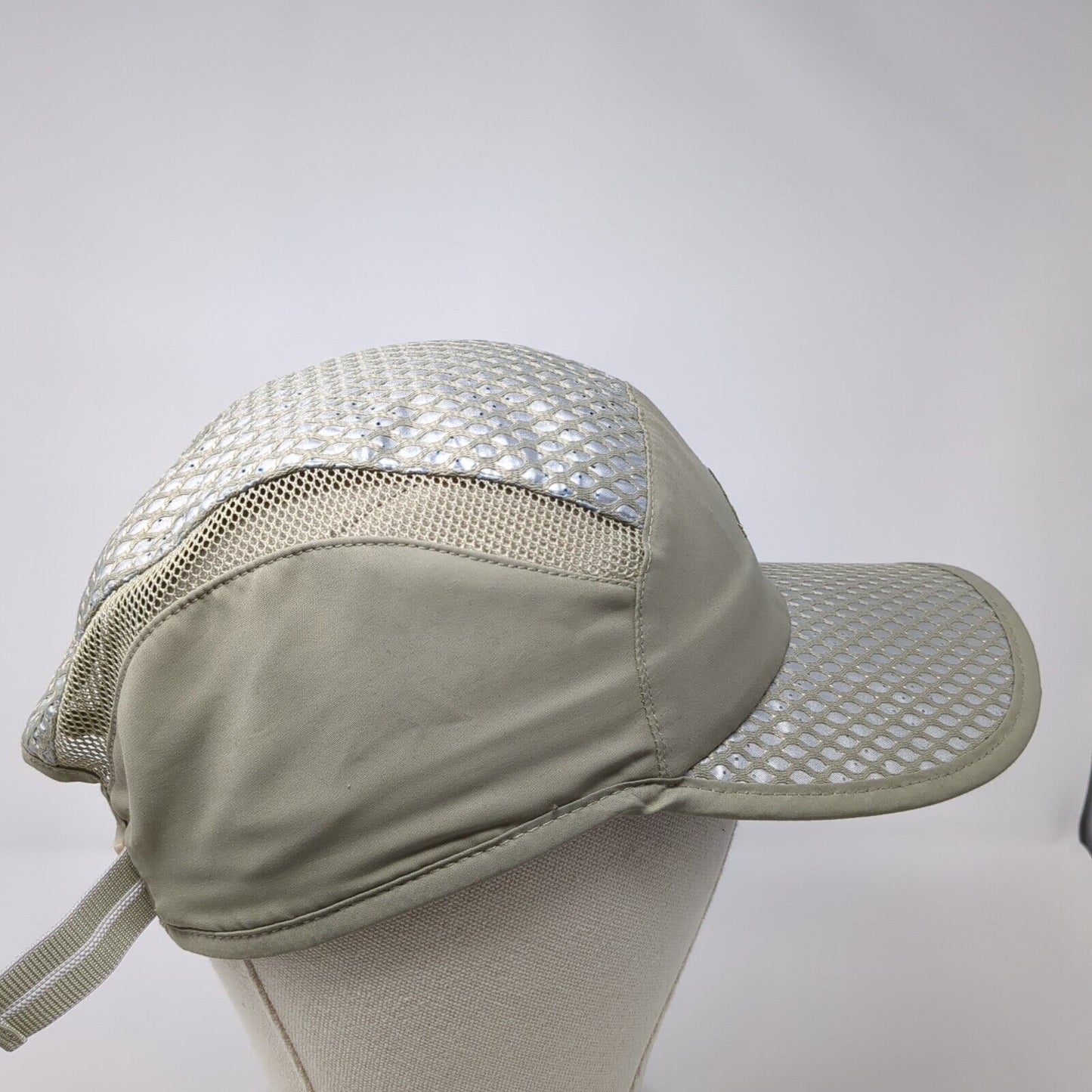 Arctic Slideback 5 Panel Cap Tan One Size Adjustable Embroidered Breathable