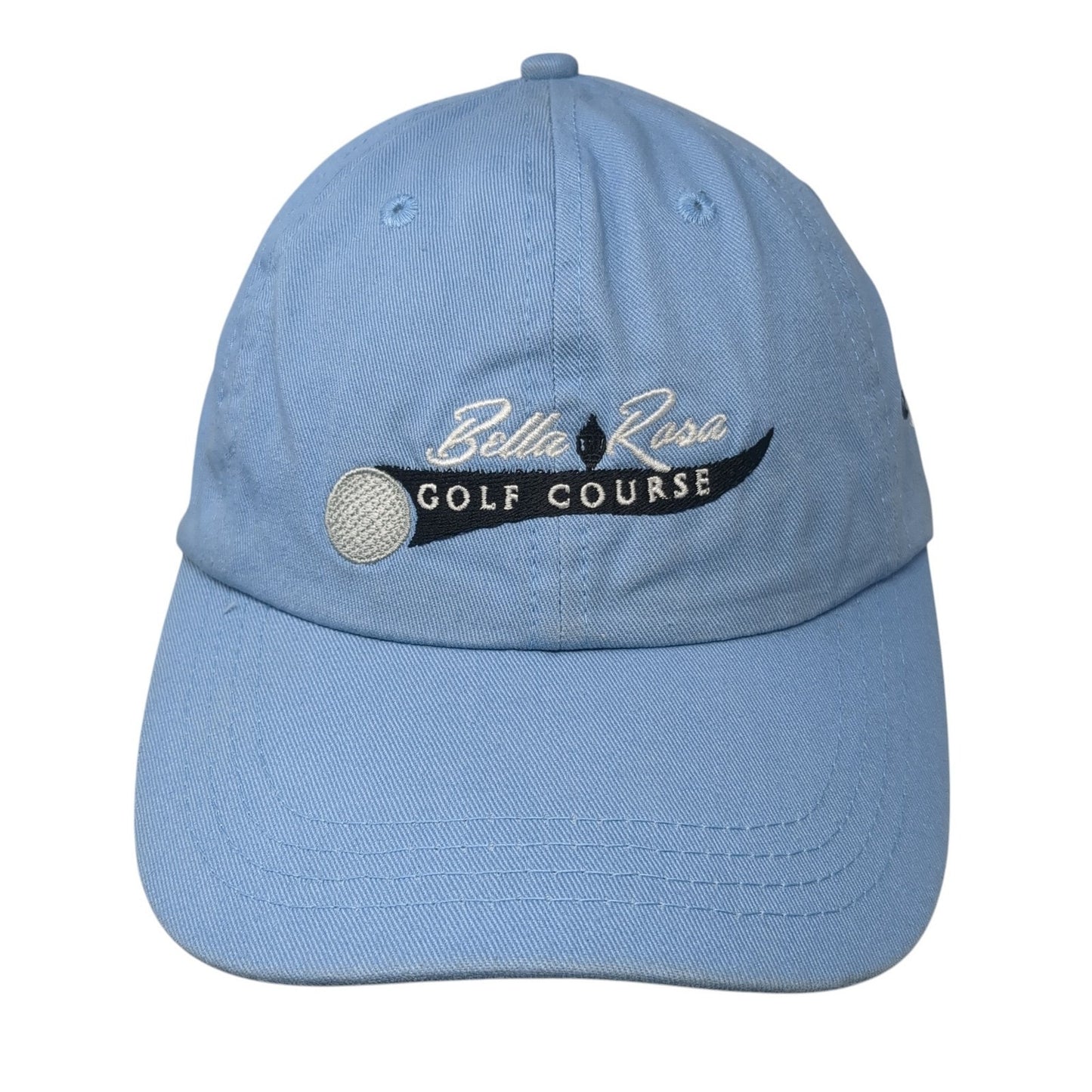 Bella Rosa Golf Course Slideback Baseball Cap Blue Medium American Dry Goods