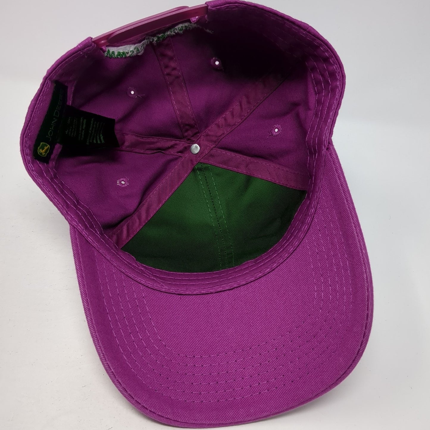 Sydenstricker Snapback Hat Pink One Size John Deere Embroidered Outdoor