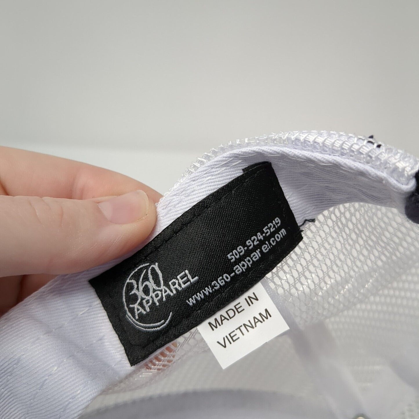 Lansing Trade Group Idaho Strapback Trucker Hat Black One Size Mesh Back