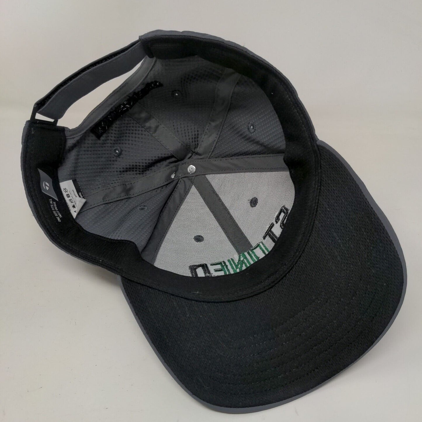 Stoned North Stone Strapback Hat Gray OSFA Embroidered Patriotic TaylorMade