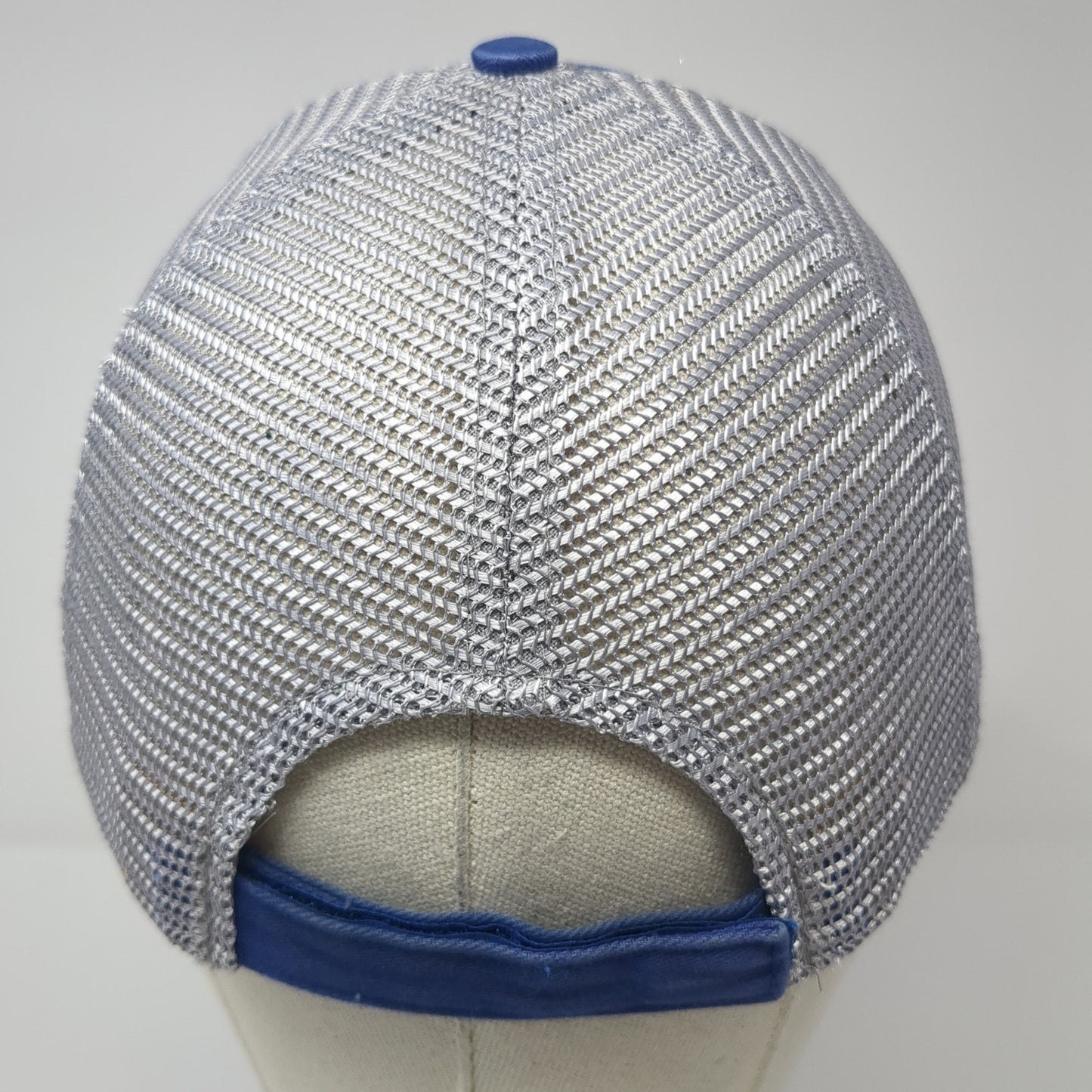 New Holland Agriculture Markusson Country Trucker Hat Blue OS Mesh Back MV3