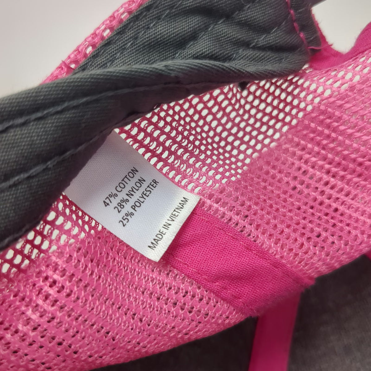 Richardson 112 Trucker Hat Gray Pink Pig Ethington Show Hogs Mesh Back One Size