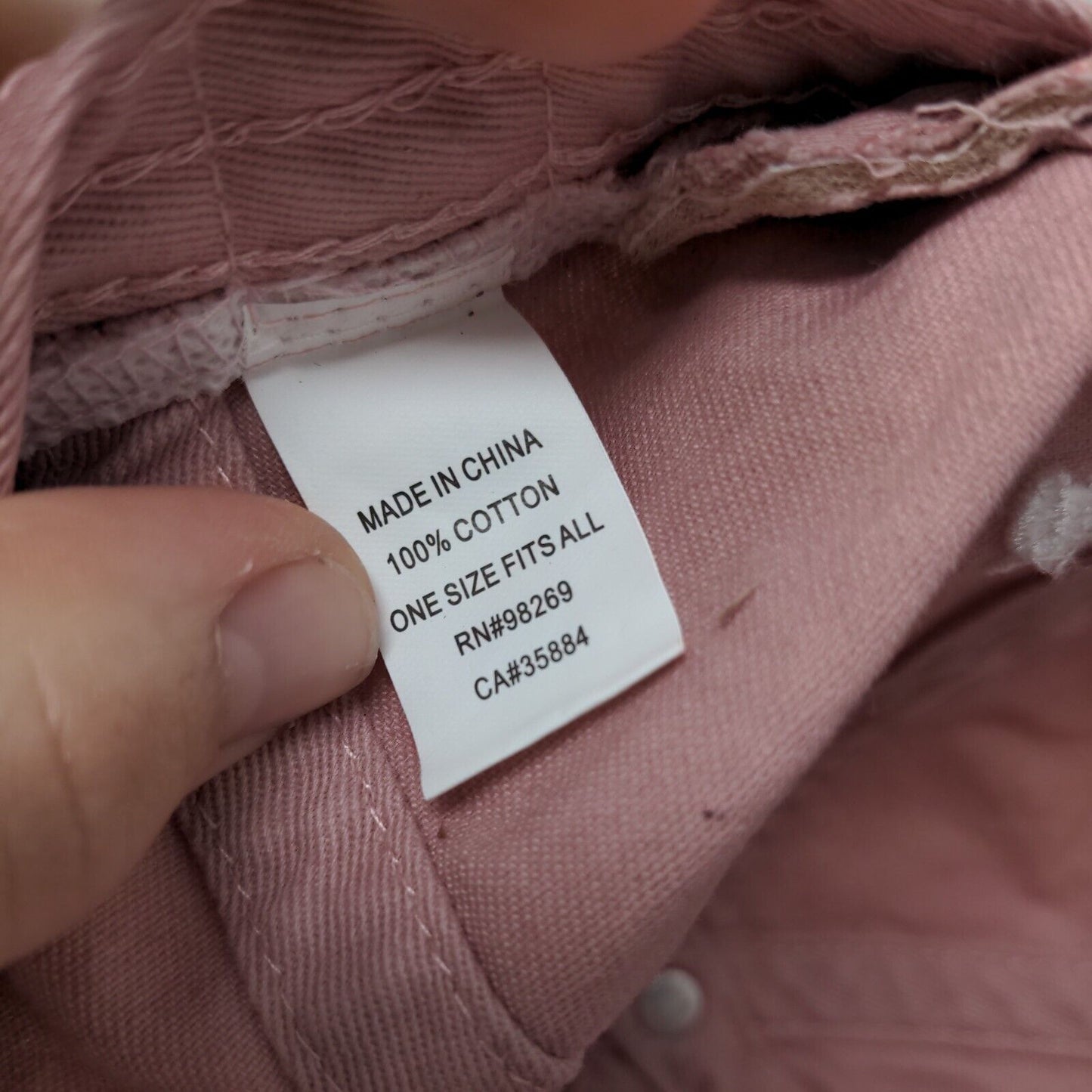 Mama Slideback Hat Pink OSFA Embroidered Declaration & Co. Alternative