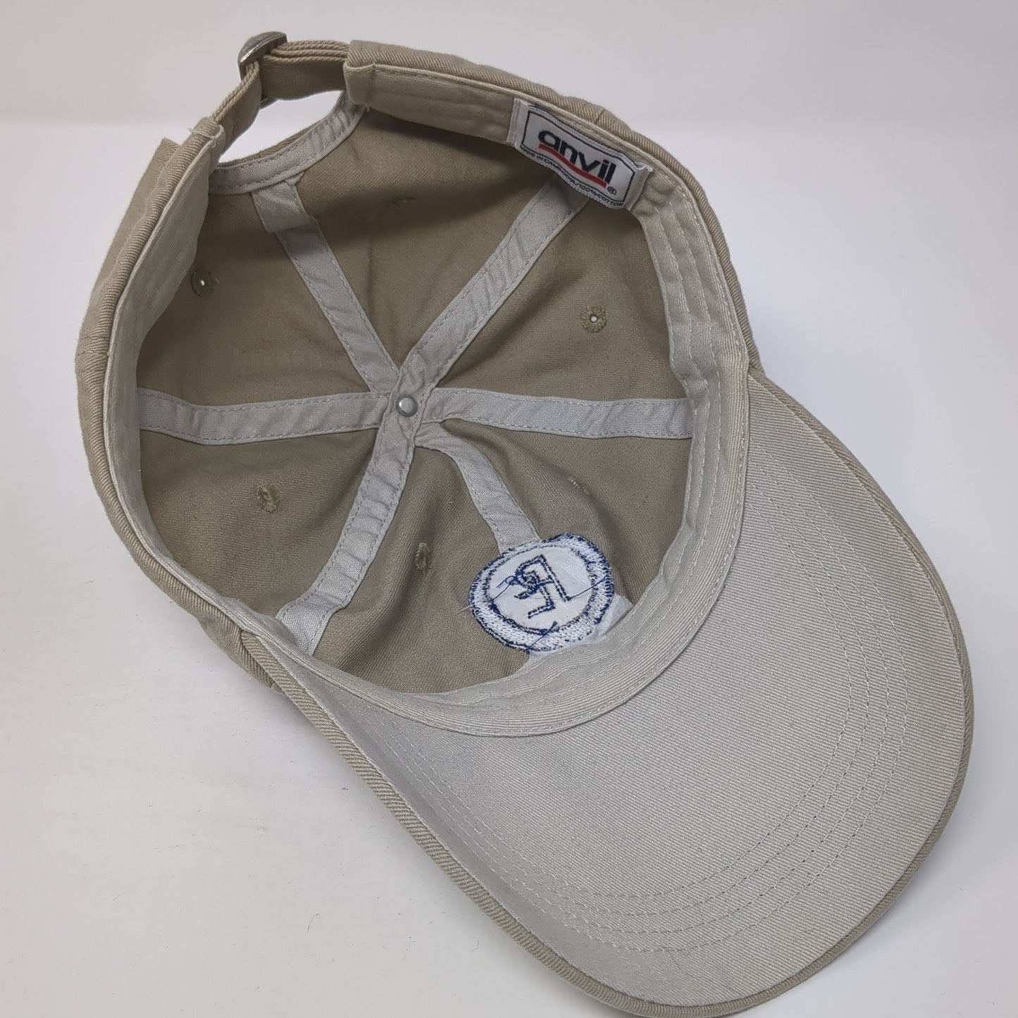 Peters-Eichler Slideback Hat Brown One Size Adjustable Embroidered Anvil