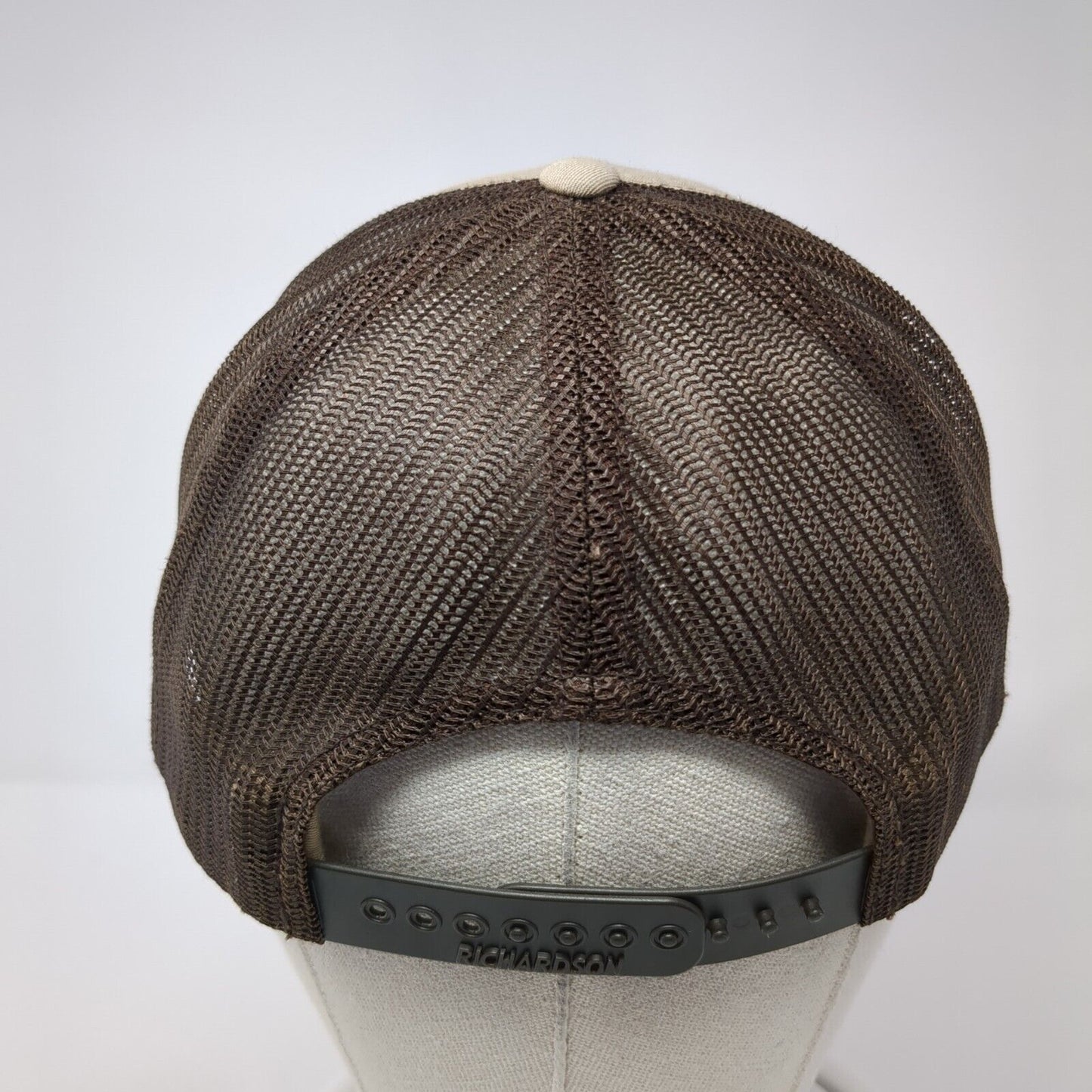 Bandon Brewing Company Snapback Trucker Hat Brown One Size Mesh Back