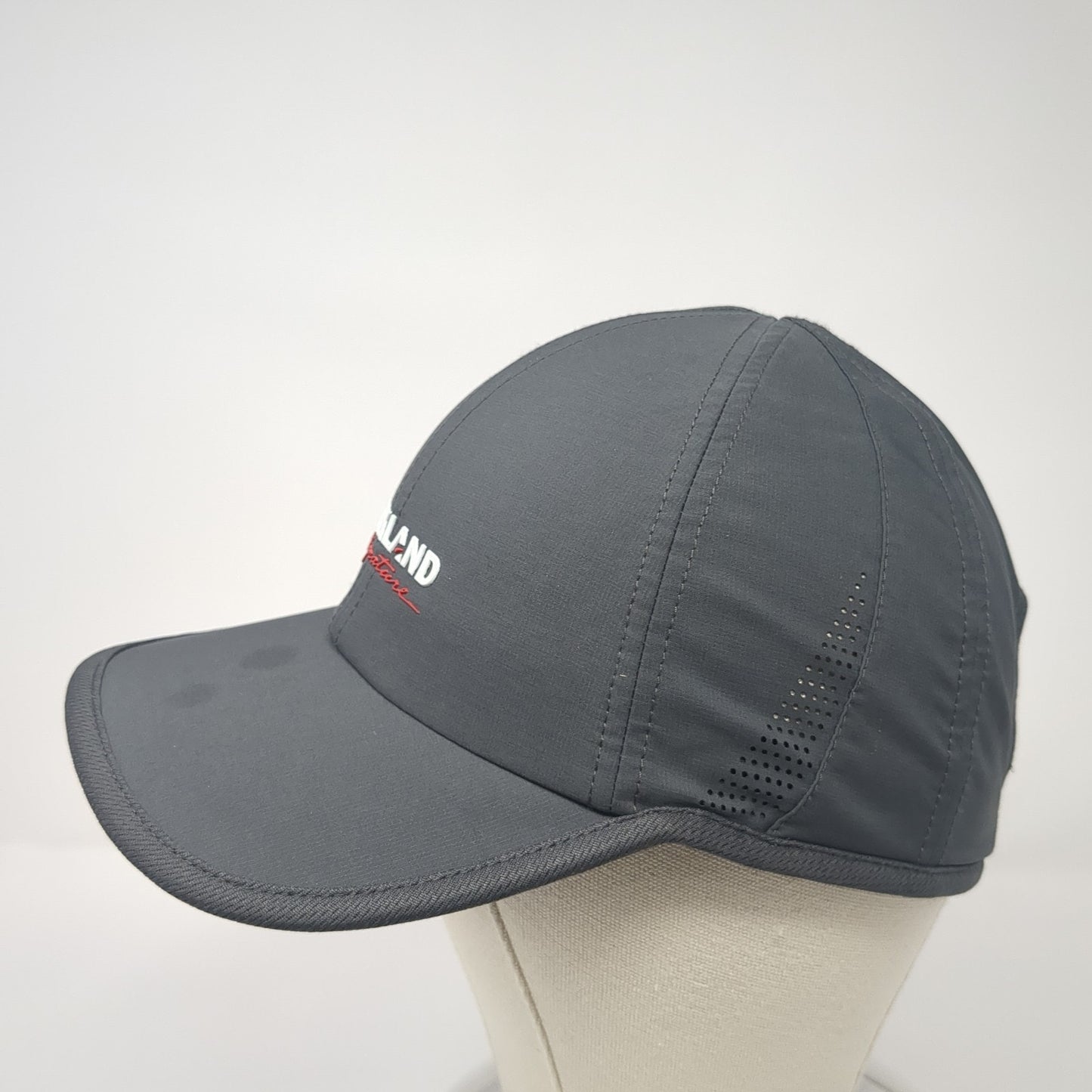 Kirkland Signature Spell Out Strapback Hat Gray One Size Adjustable