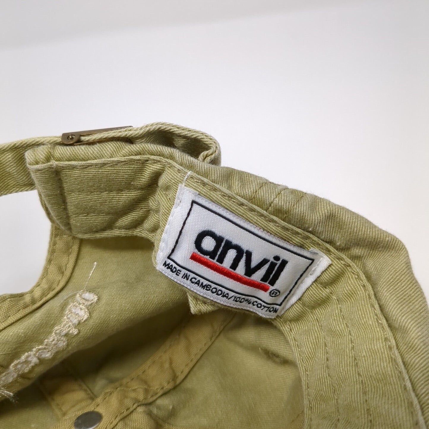 JAX Outdoor Gear Slideback Hat Tan One Size Adjustable Anvil 6 Panel