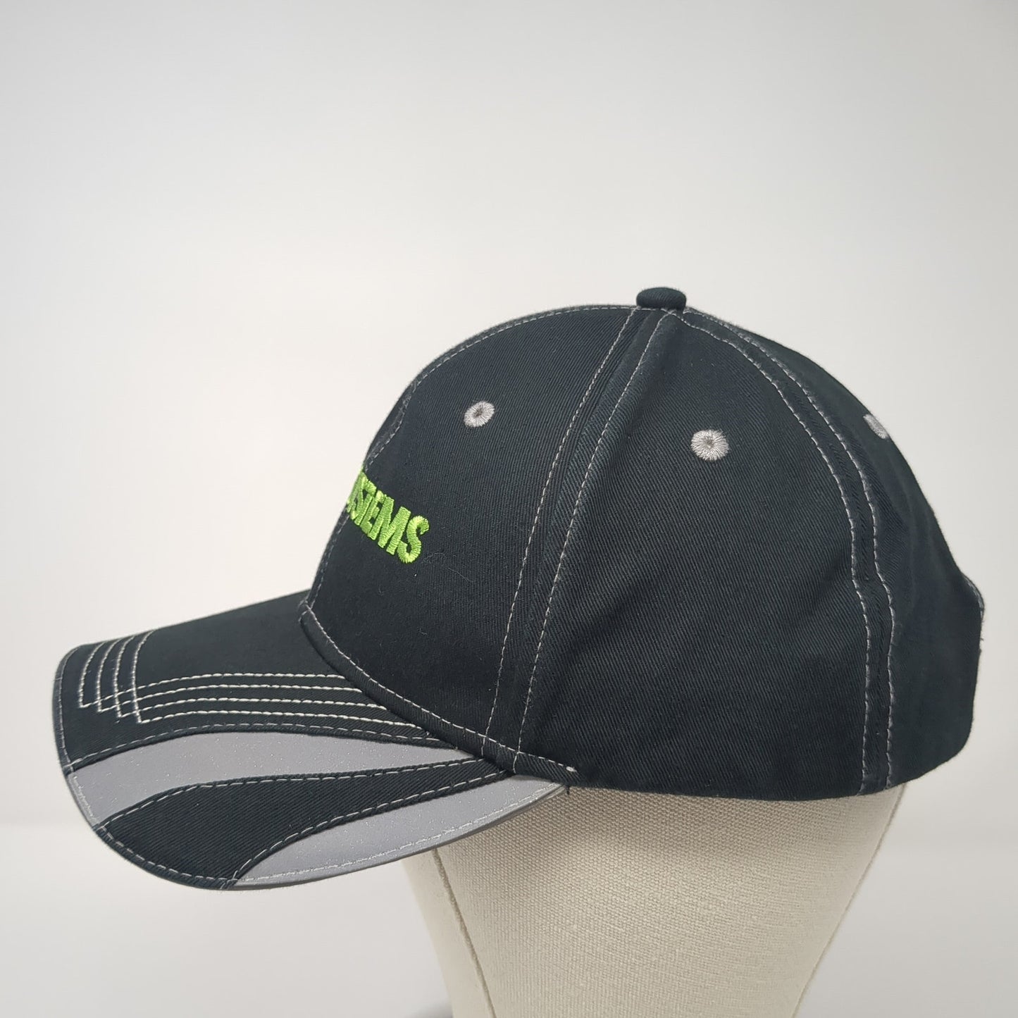 Transystems Strapback Baseball Cap Black OS Adjustable Embroidered Cap America