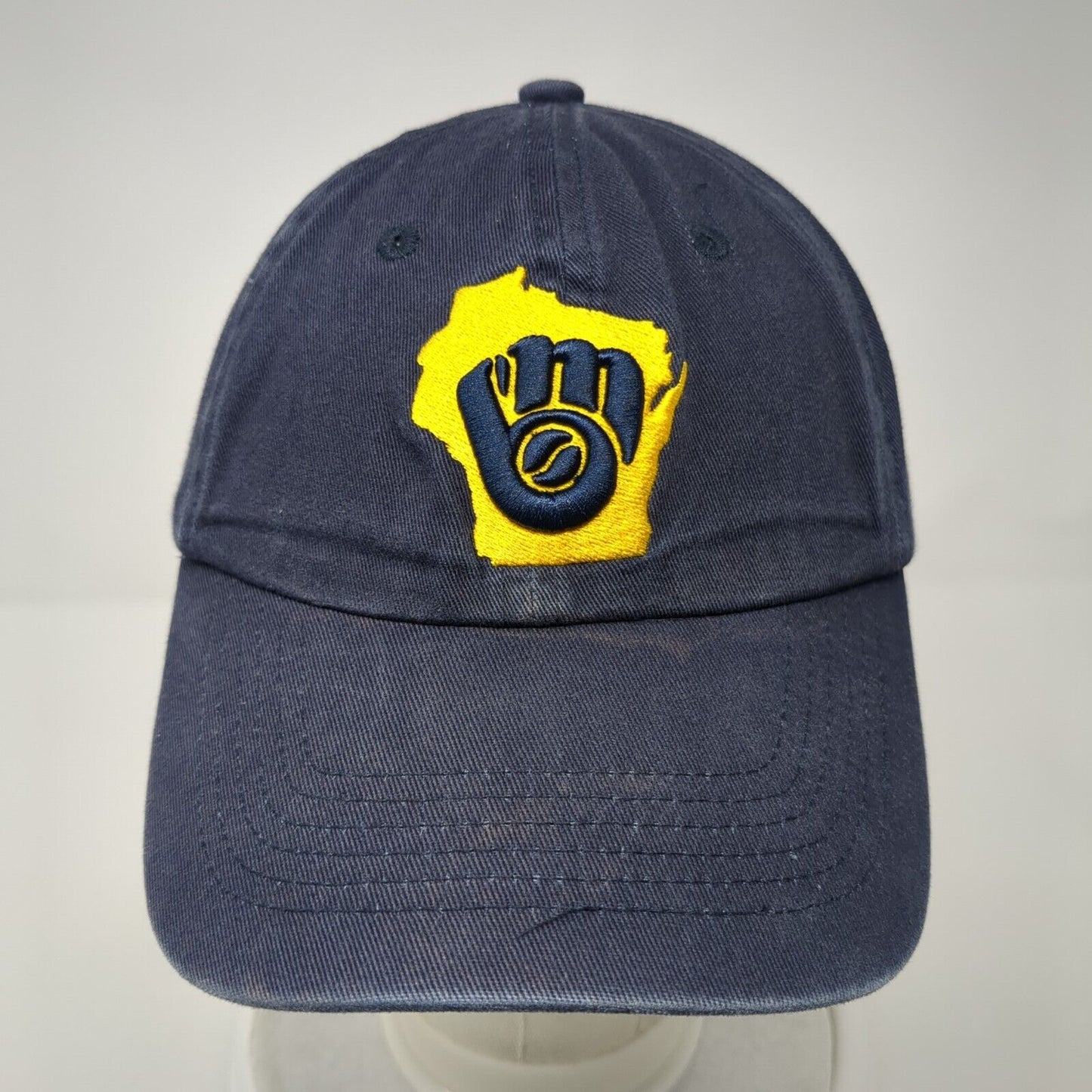 Miller Lite Slideback Hat Blue One Size Adjustable Embroidered Logo
