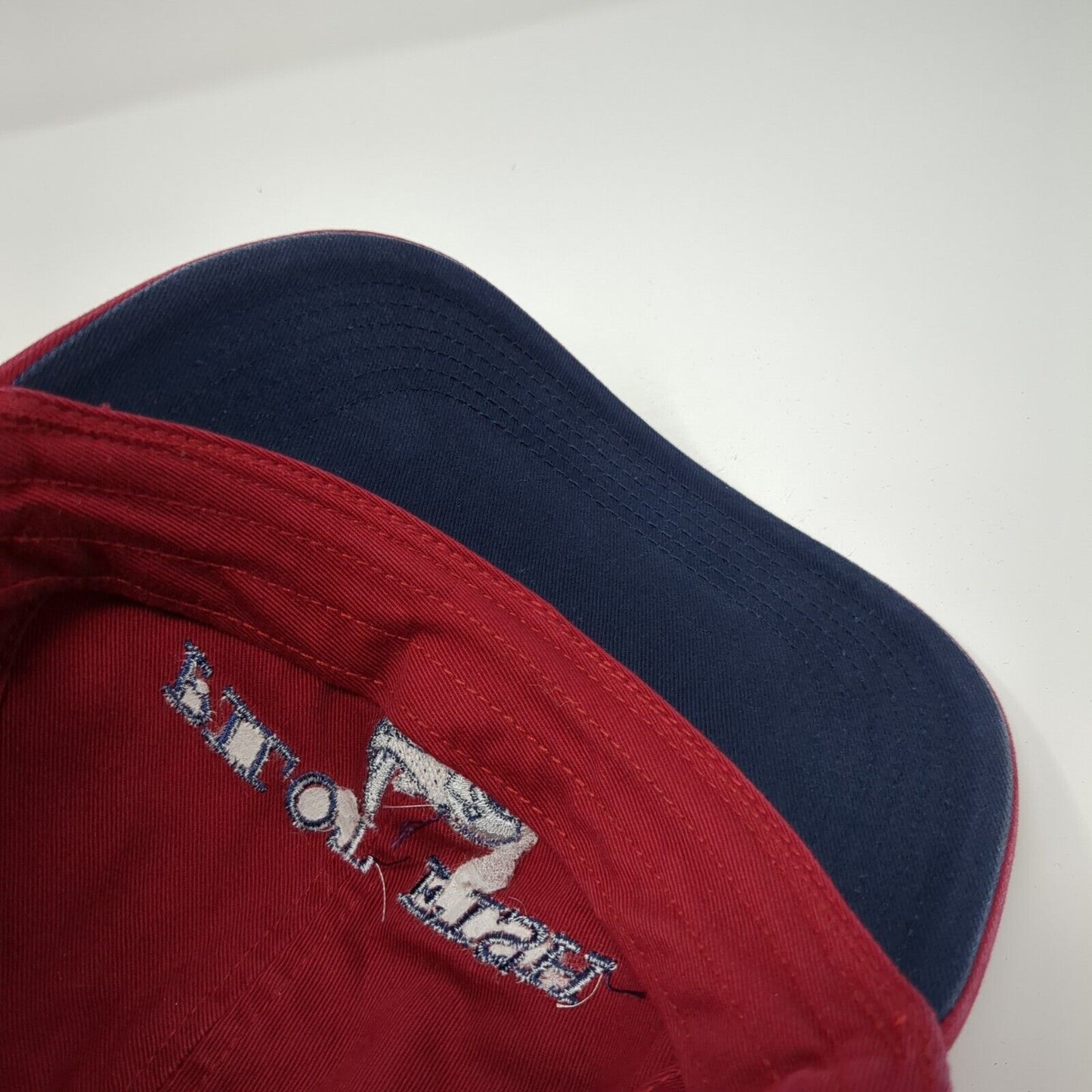 Pilot Fish Alaska Airline Slideback Hat Red OS Adjustable Embroidered Richardson