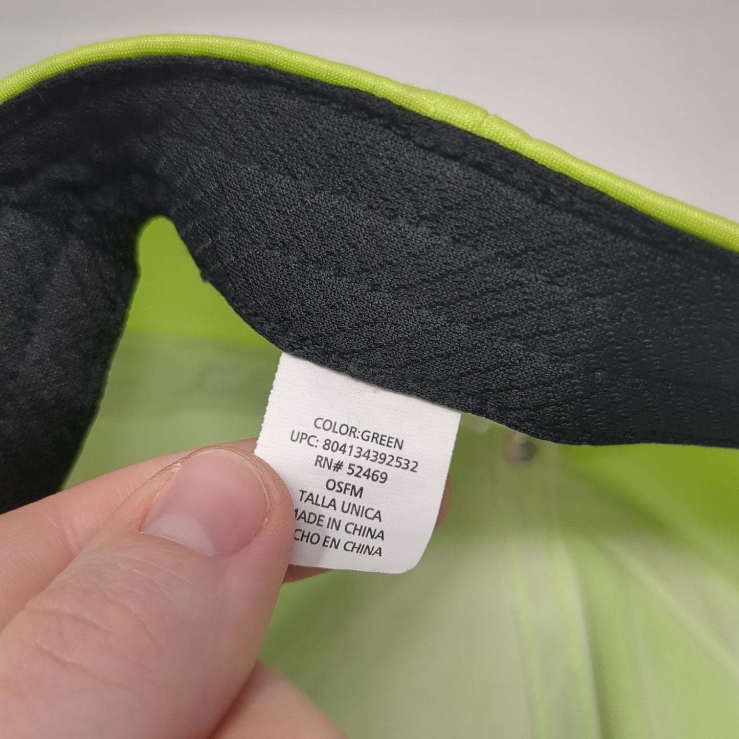 Unbranded Strapback Hat Green One Size Adjustable Solid Blank Outdoor